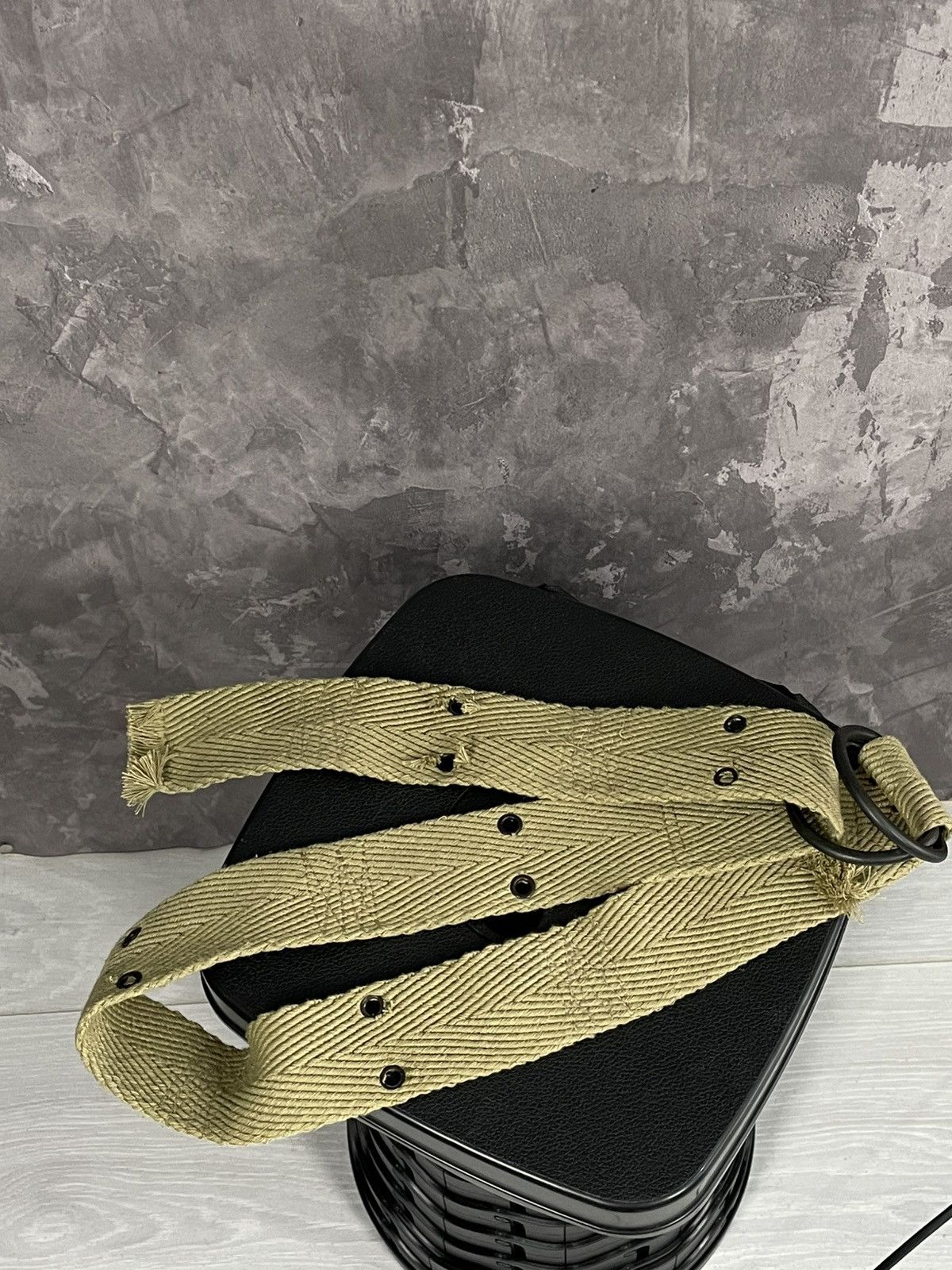 20471120 × Hysteric Glamour × Japanese Brand Vintage Y2K Japanese Brand Cotton Distressed Belt Size ONE SIZE - 1 Thumbnail