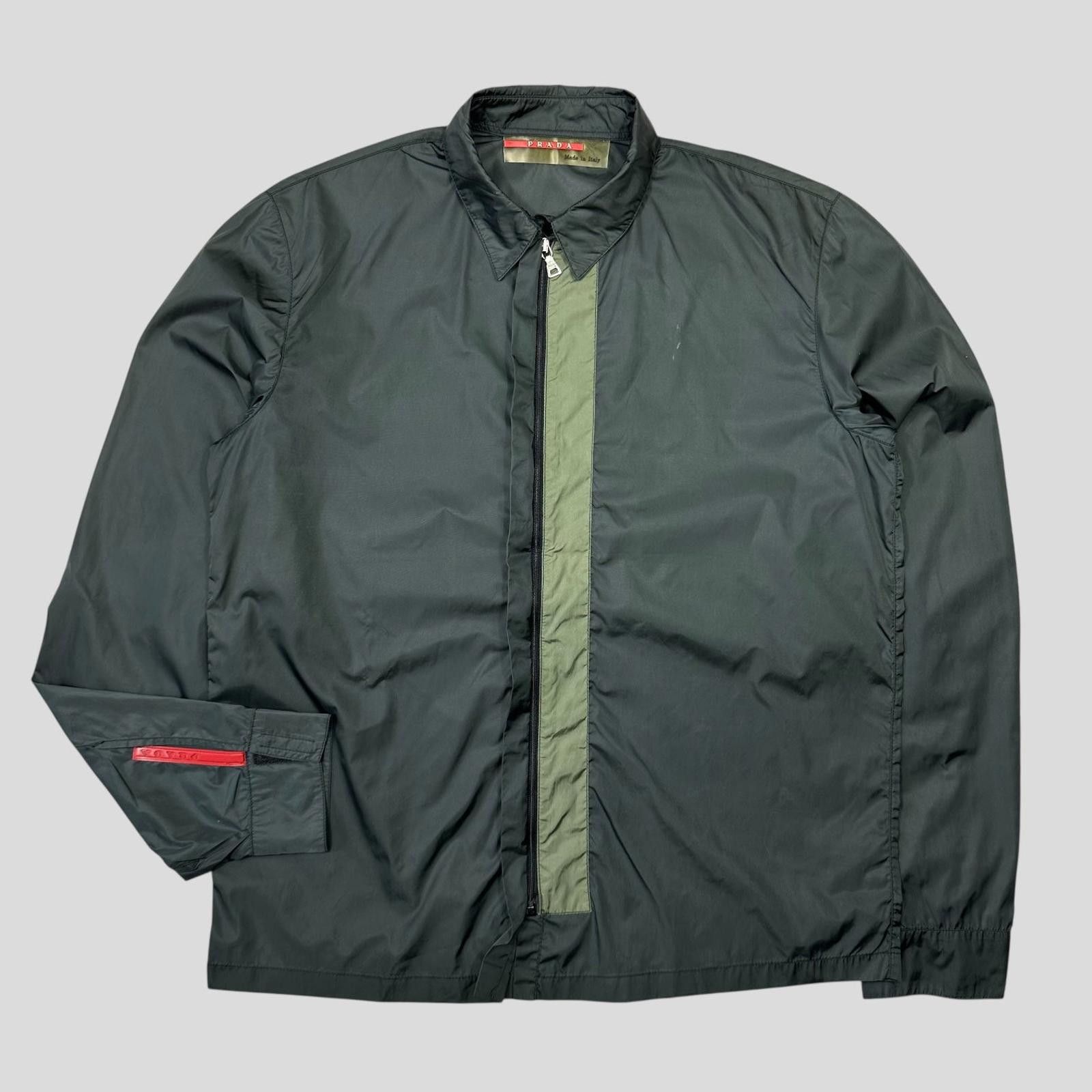 Prada Prada Sport 1999 Nylon Panelled Zip-up Shirt - S/M Size US S / EU 44-46 / 1 - 7 Thumbnail
