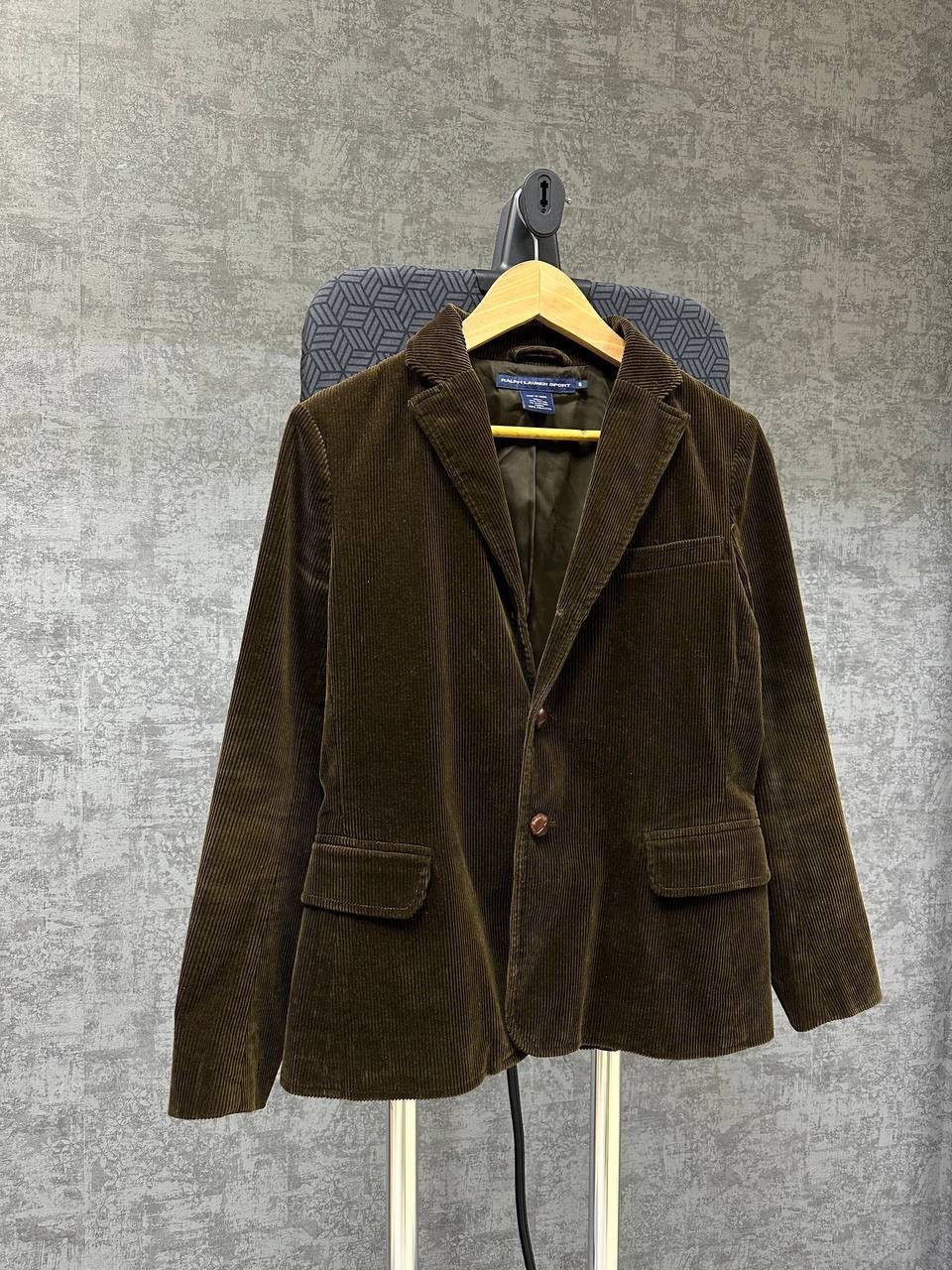 Polo Ralph Lauren × Vintage Vintage Polo Ralph Lauren Velvet Brown Blazer Size 38R - 3 Thumbnail