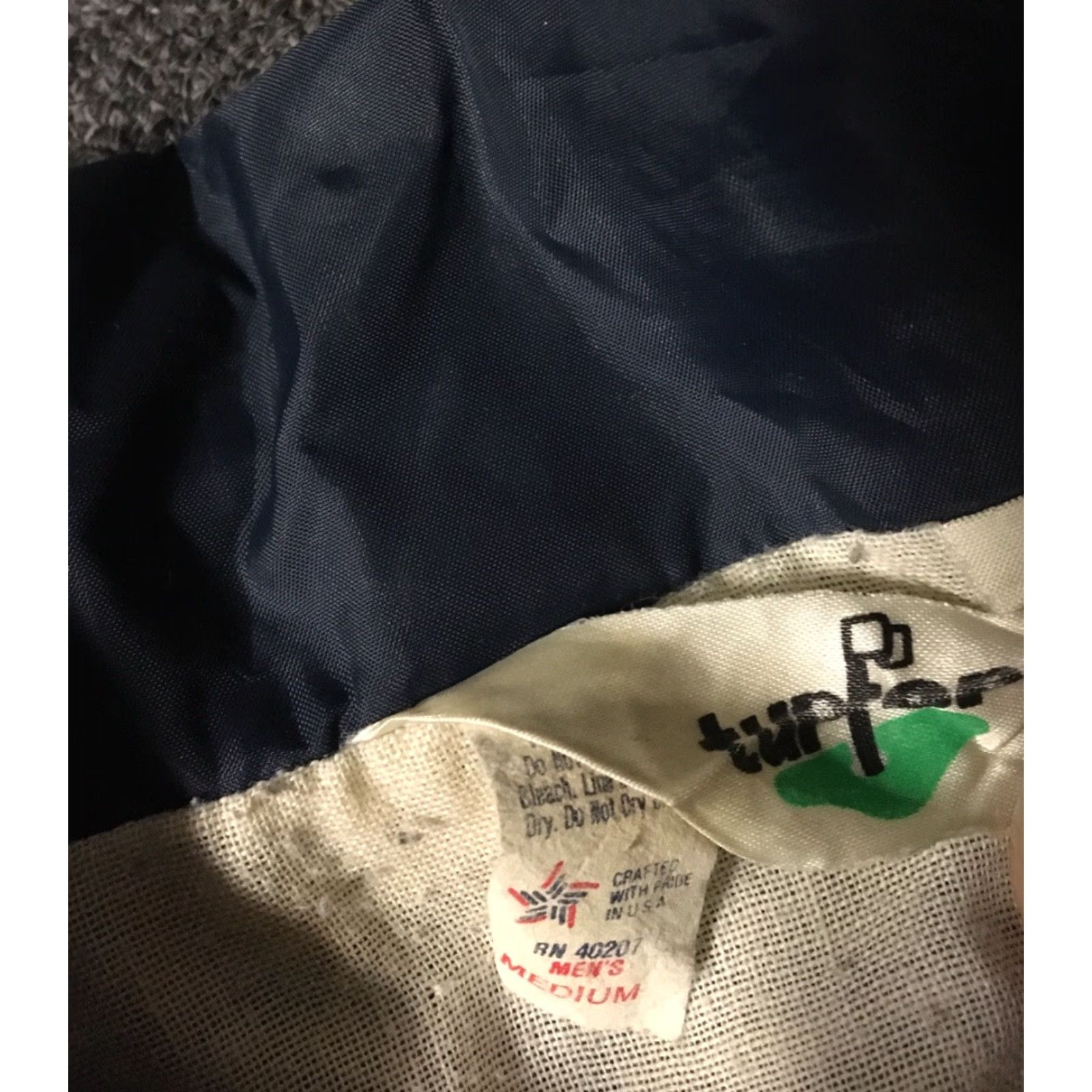 Vintage VINTAGE Turfer Shooting Jacket M USA Gun Fish Grunge 80s with Southern Dutchess & Putnam Sportsman’s Association Windbreaker Men Blue Striped Size M Size US M / EU 48-50 / 2 - 4 Thumbnail