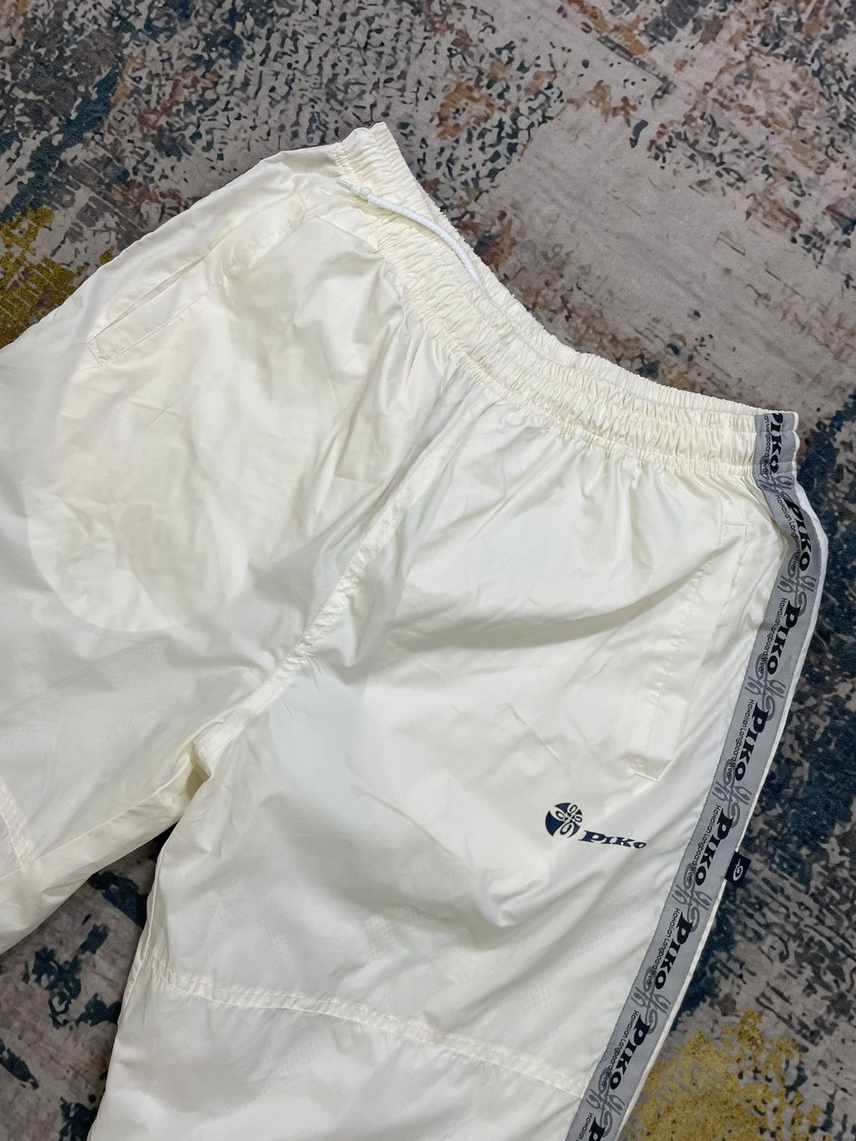 Japanese Brand Vtg Piko Off White Side Tape Trackpants Size US 28 / EU 44 - 8 Thumbnail
