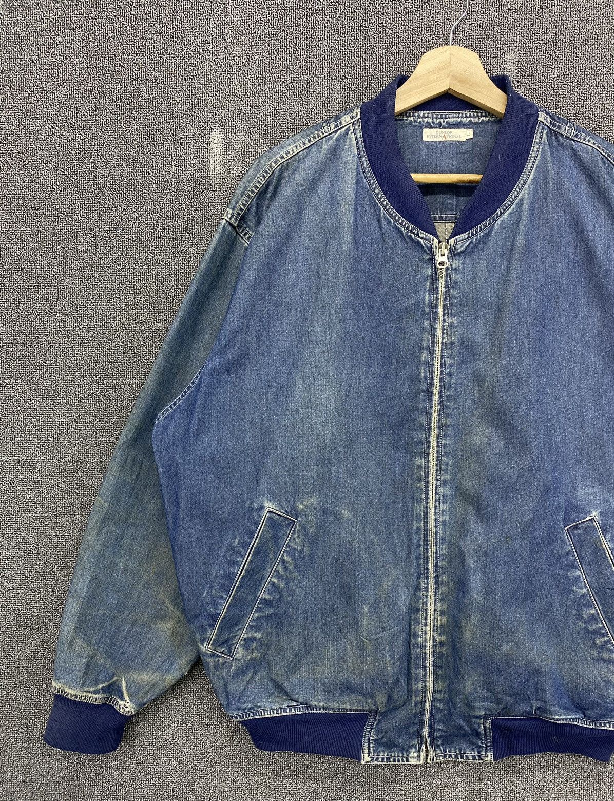 Dunlop Vintage Dunlop International Denim Jacket Size US L / EU 52-54 / 3 - 6 Thumbnail