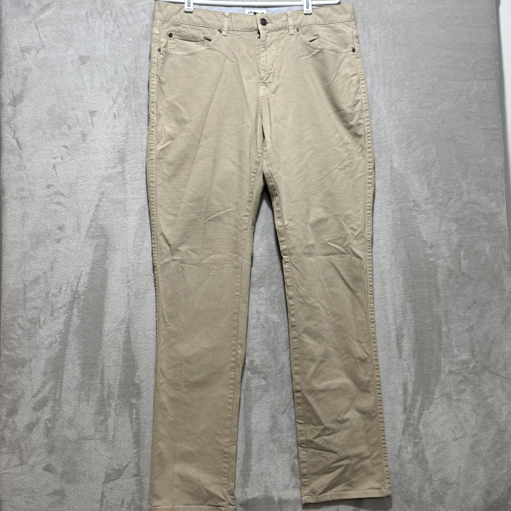Peter Millar Peter Millar Pants Mens Size 35 Beige Crown Vintage Five Pocket Chino Shirt? Size US 35 - 2 Thumbnail