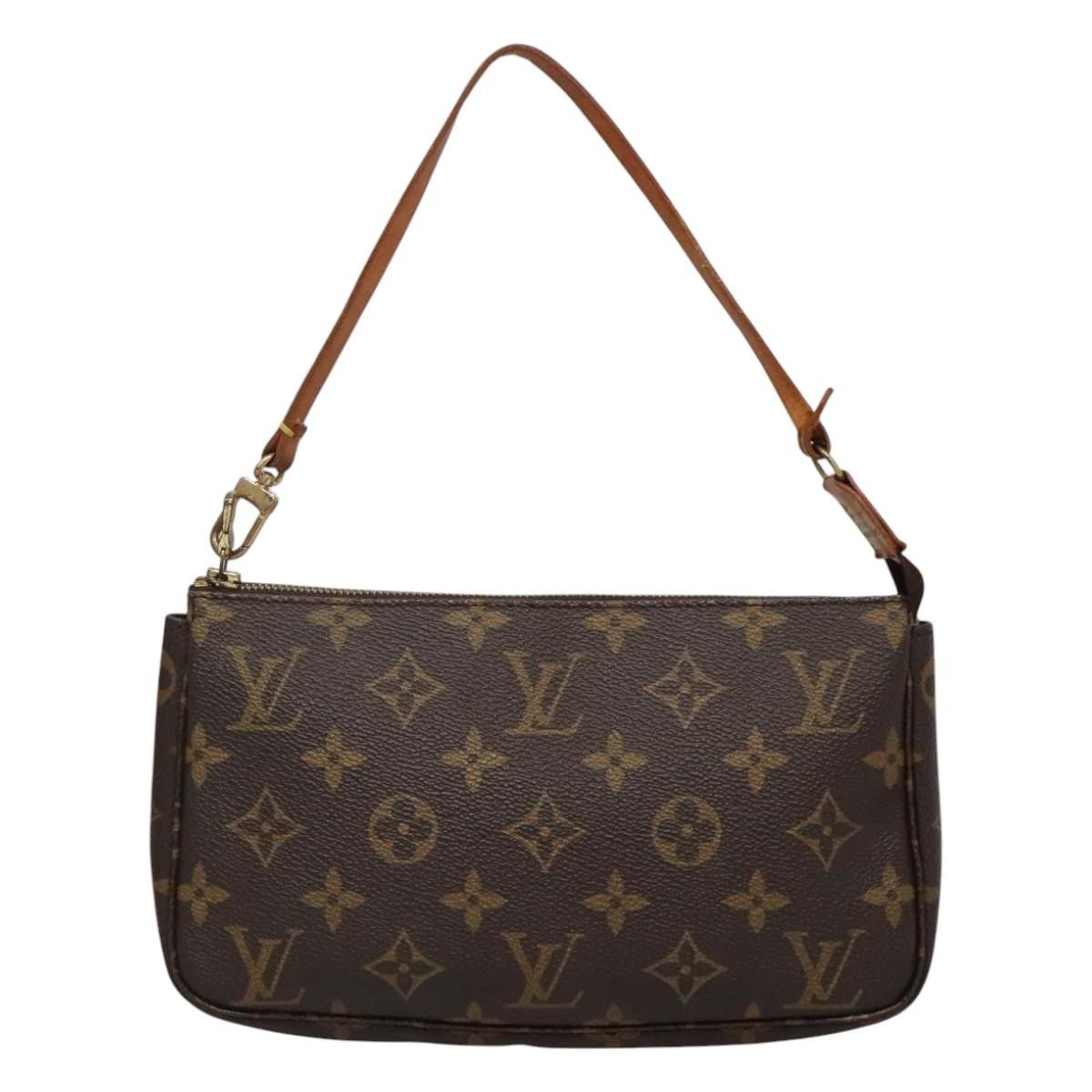 Louis Vuitton Pochette Accessoire Brown Canvas Clutch Bag (Pre-Owned) Size ONE SIZE - 1 Thumbnail