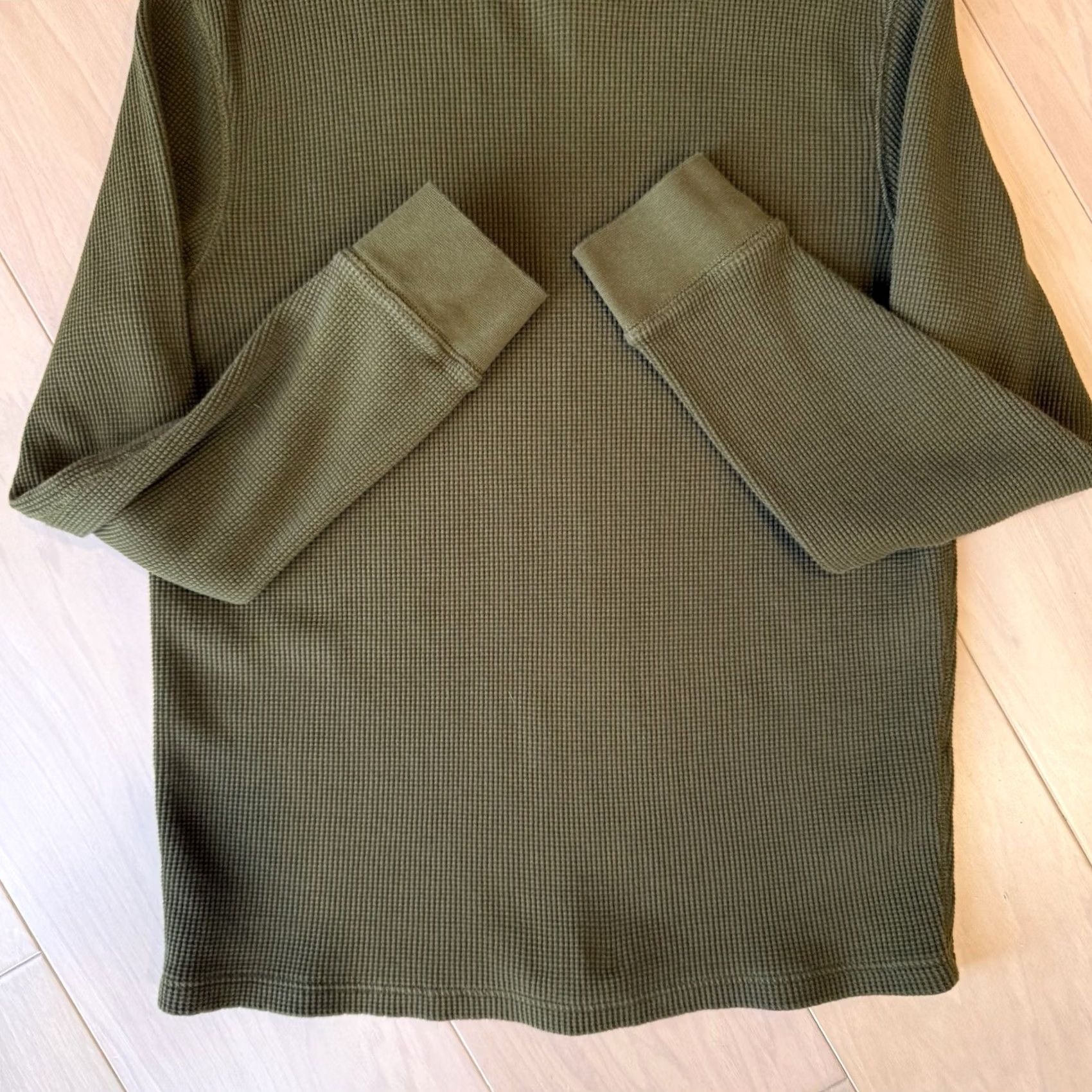 Flint And Tinder Flint and Tinder Thermal Shirt Small Green Cotton Long Sleeve Casual Workwear Mens Shirt Size US S / EU 44-46 / 1 - 6 Thumbnail