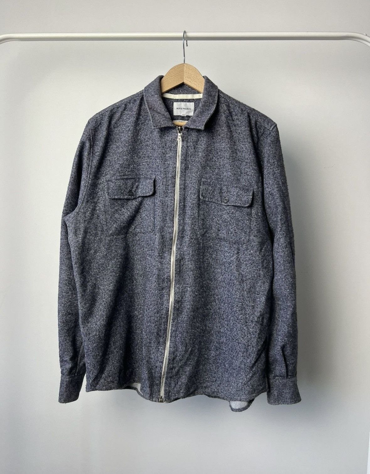 Norse Projects Vintage Overshirt NORSE PROJECTS Kyle Wool Pocket Jacket Size US L / EU 52-54 / 3 - 14 Thumbnail