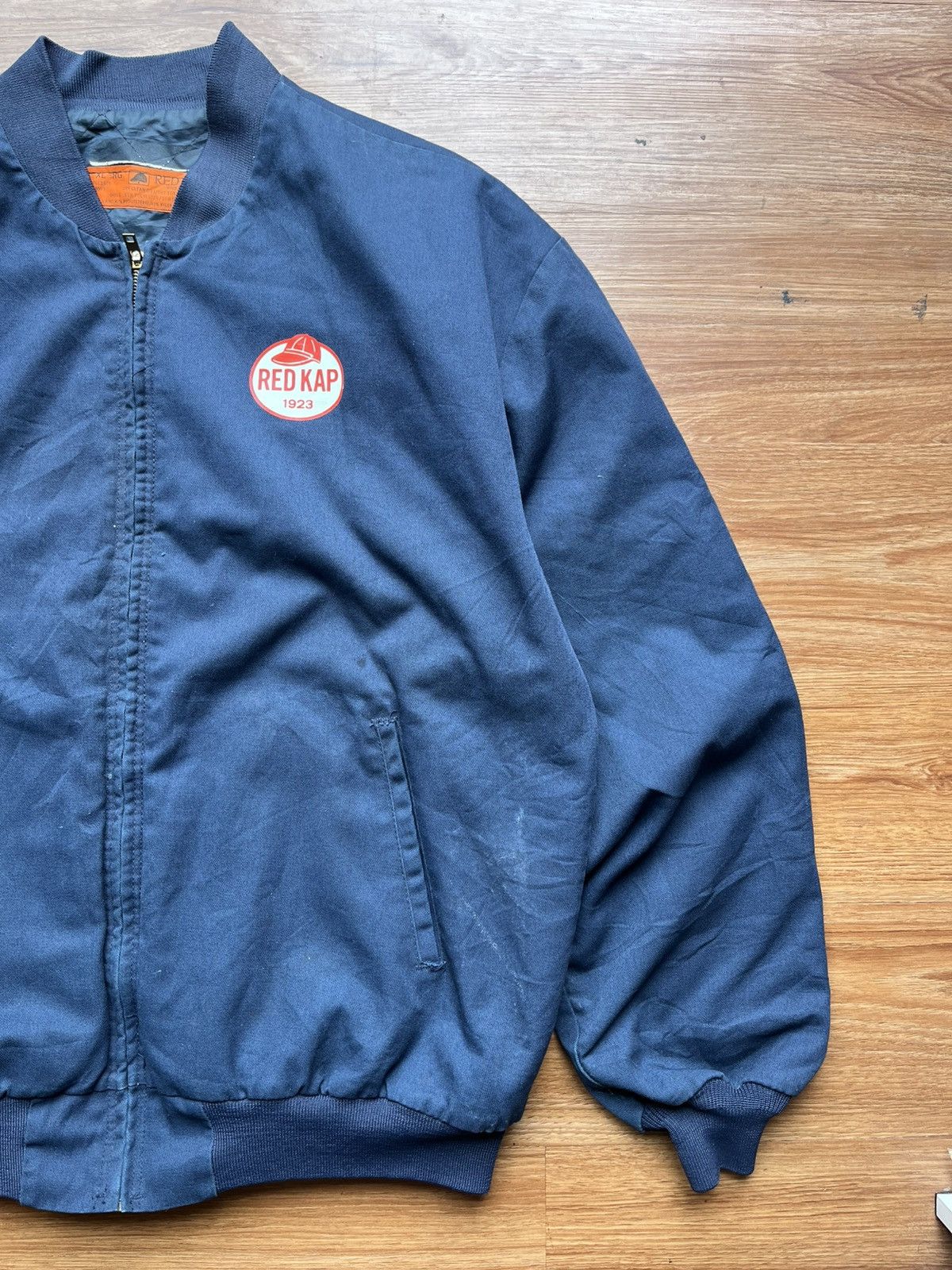 Red Kap Vintage red kap bomber jacket Size US XL / EU 56 / 4 - 3 Thumbnail