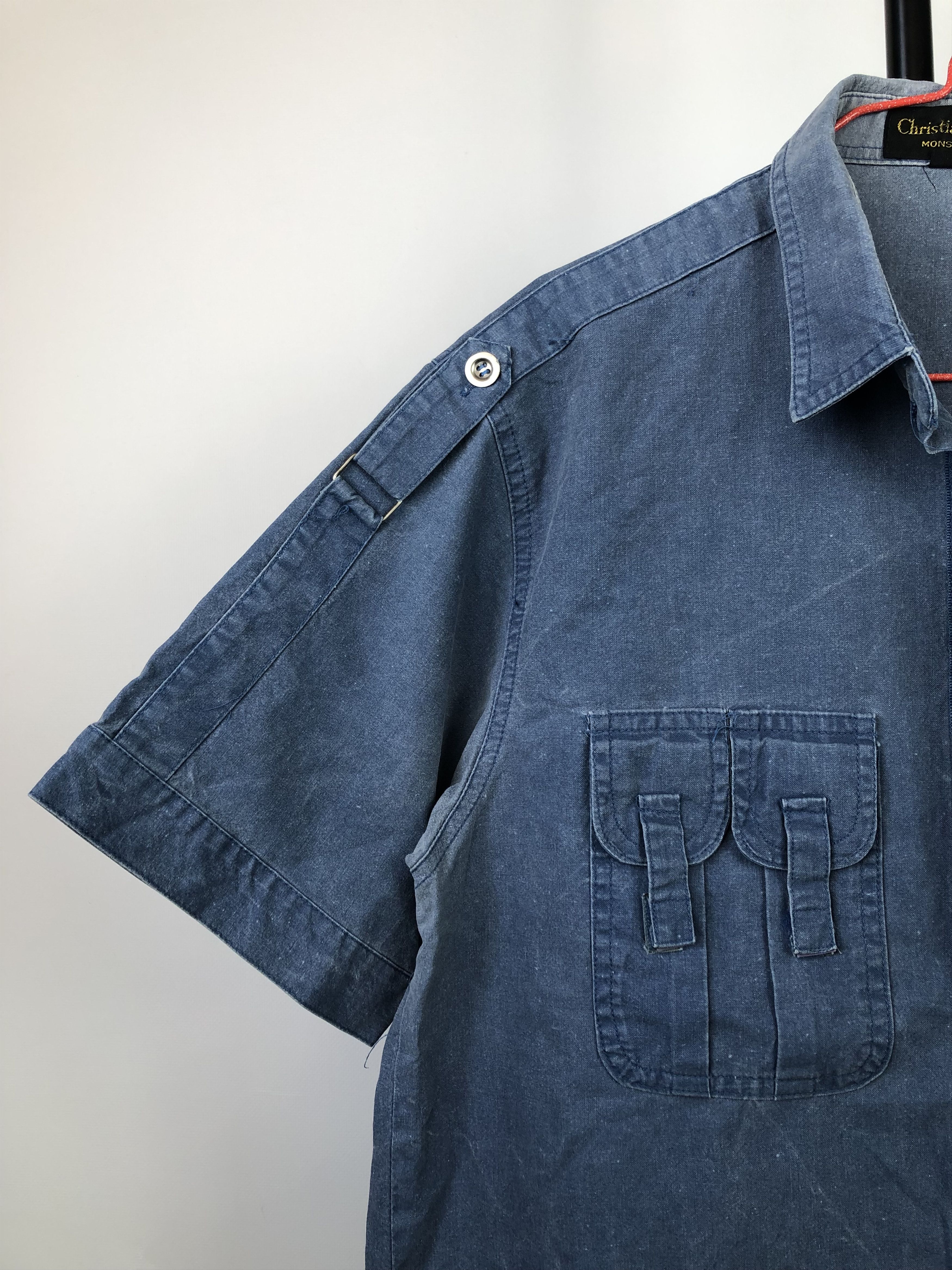 Christian Dior Monsieur 90s Christian Dior Monsieur Multipocket Stone Washed Shirt Size US L / EU 52-54 / 3 - 14 Thumbnail