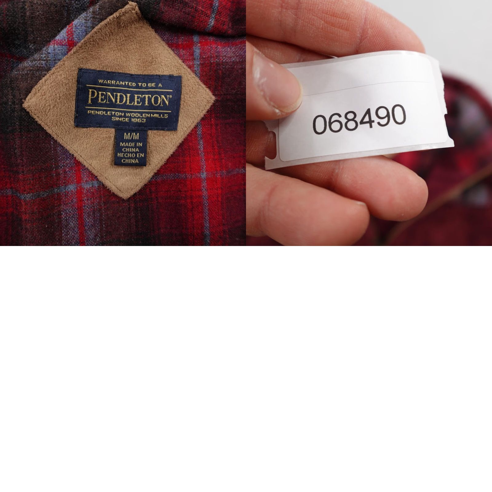 Pendleton Pendleton Jacket Womens Medium Red Coat Sherpa Fleece Full Zip Lined Deep Pile Size M / US 6-8 / IT 42-44 - 8 Thumbnail