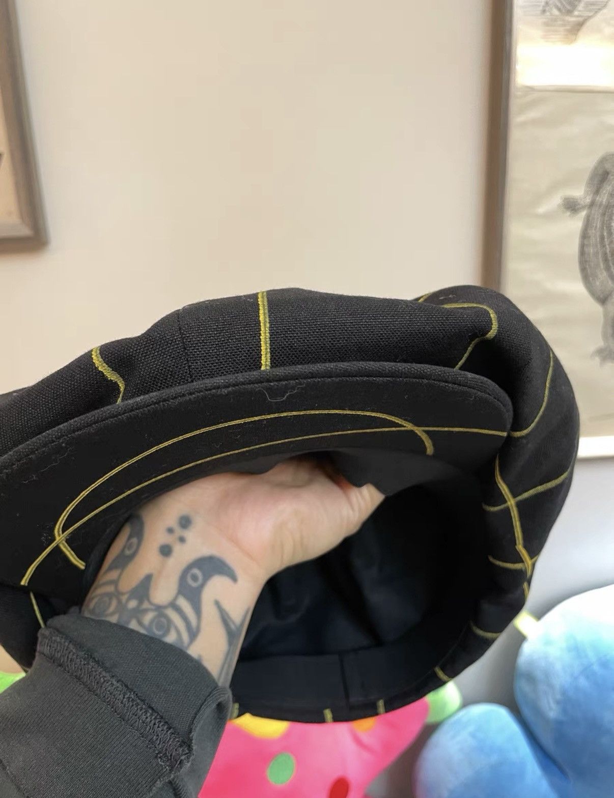 Christopher Nemeth Christopher Nemeth Beret, hand-painted design. Size ONE SIZE - 2 Thumbnail