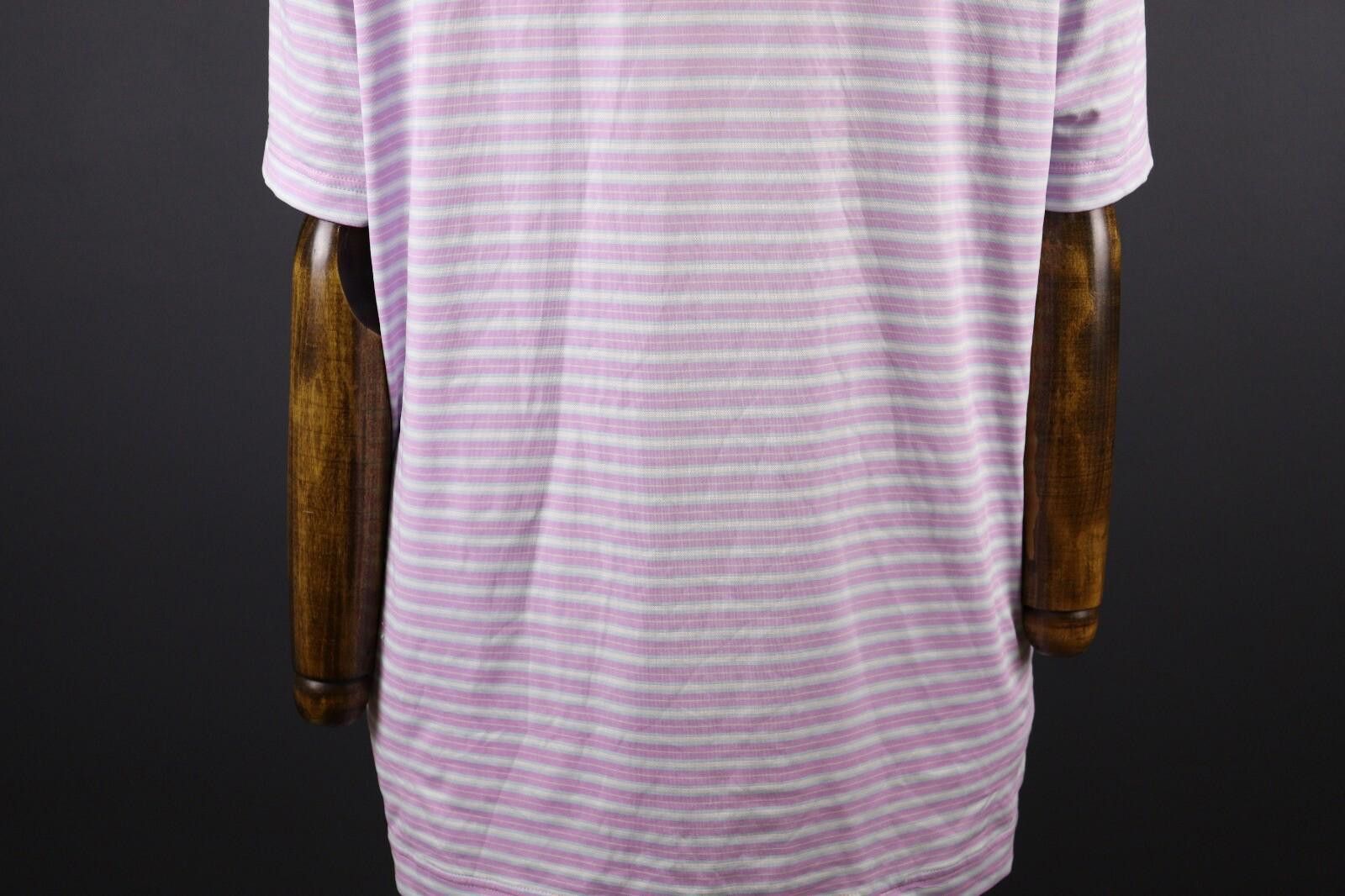 Footjoy Foot Joy Purple Stripe Athletic Fit Polo Shirt Size L Size US L / EU 52-54 / 3 - 9 Thumbnail