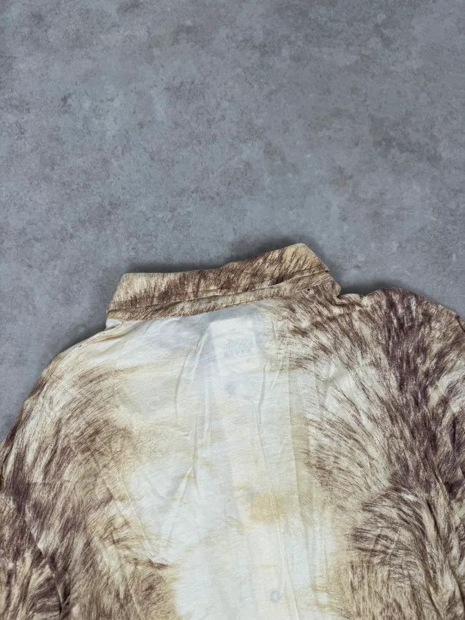Just Cavalli AW2005 Cavalli White & Fur Effect Shirt Size US M / EU 48-50 / 2 - 7 Thumbnail