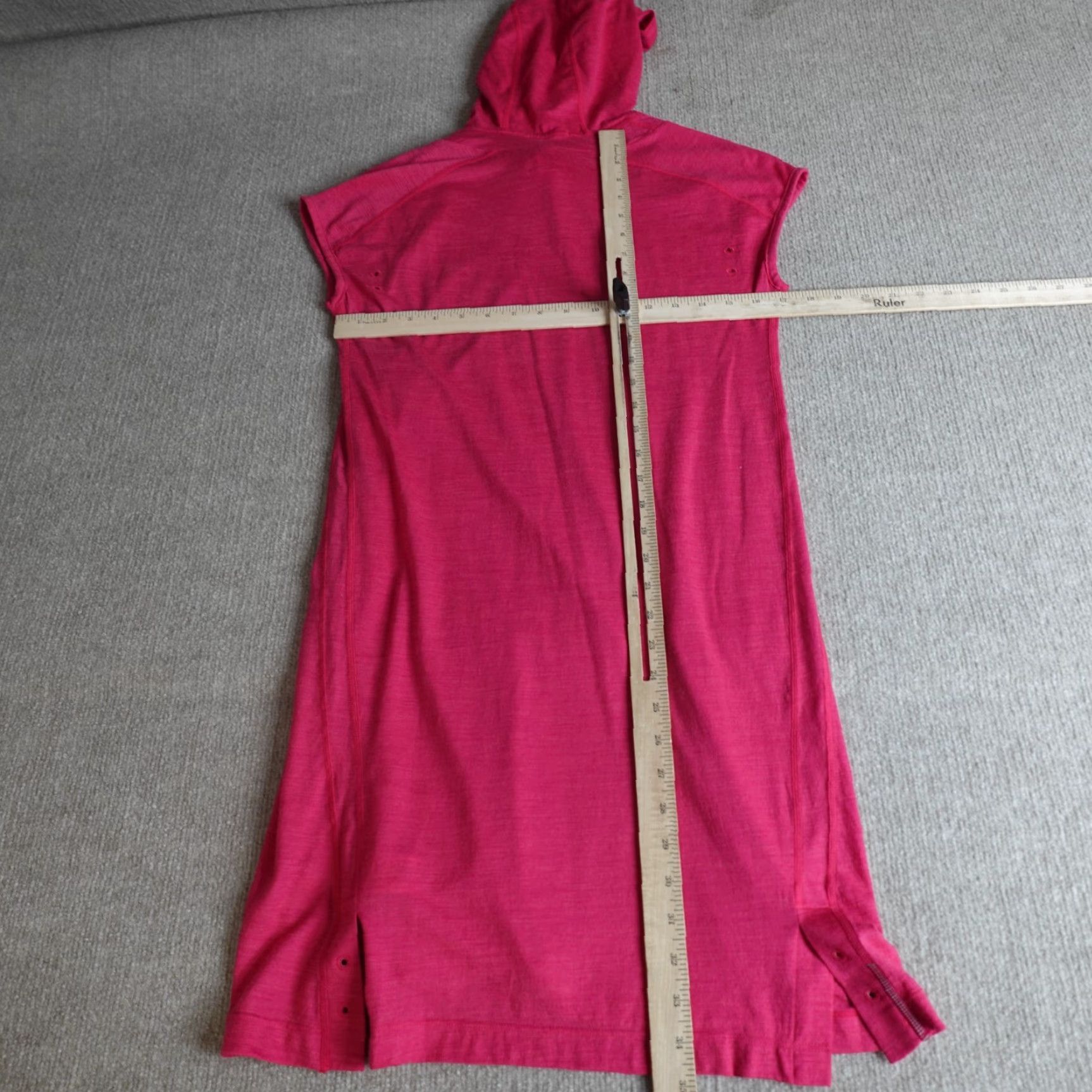 Smartwool SmartWool Womens Dress Hoodie Sweater Dress M Pink Casual Knee Length Ladies Thin Knit Solid Pattern - Mens? Size M / US 6-8 / IT 42-44 - 3 Thumbnail