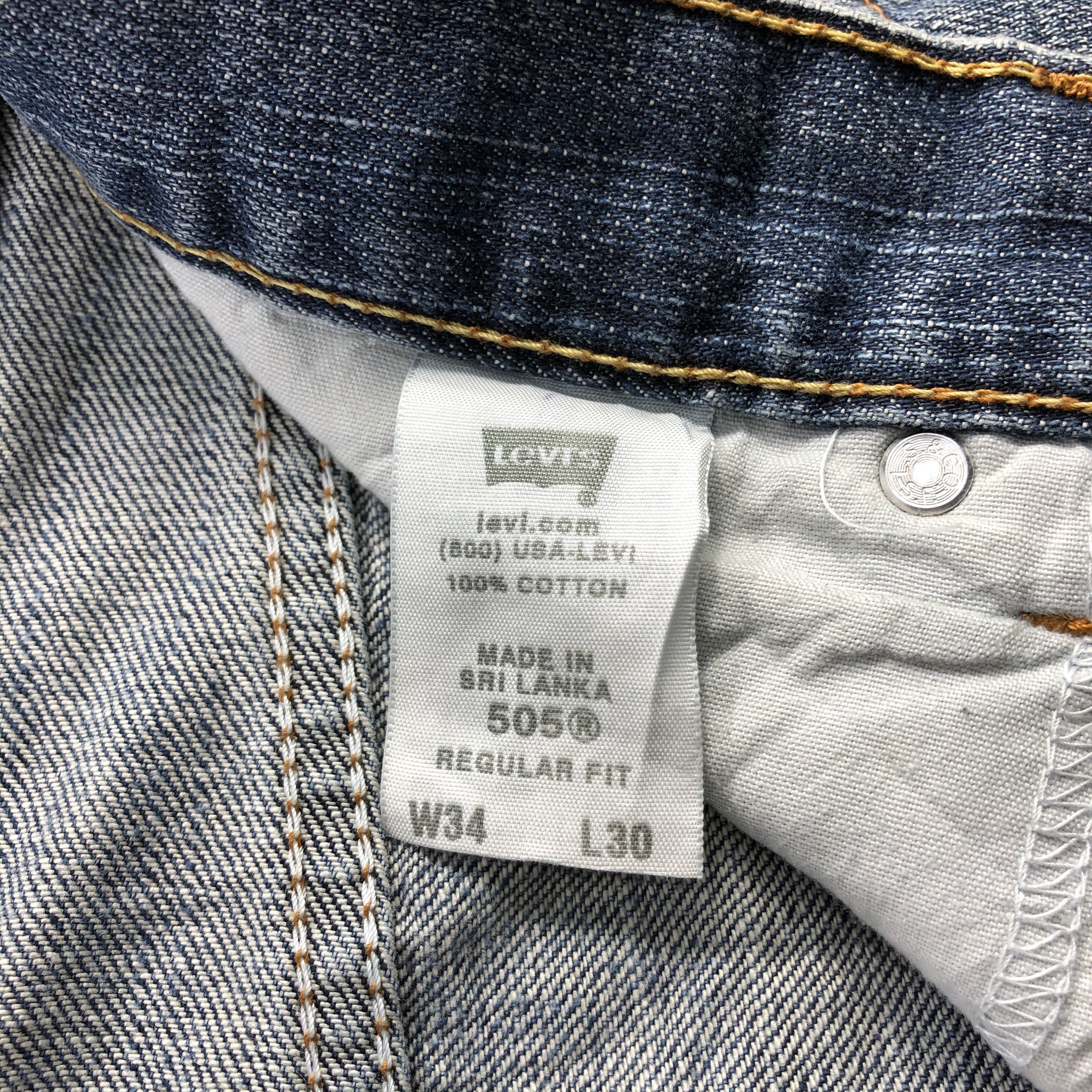 Levi's × Vintage Vintage Levis 505 Jeans-JM1251 Size US 35 - 9 Thumbnail