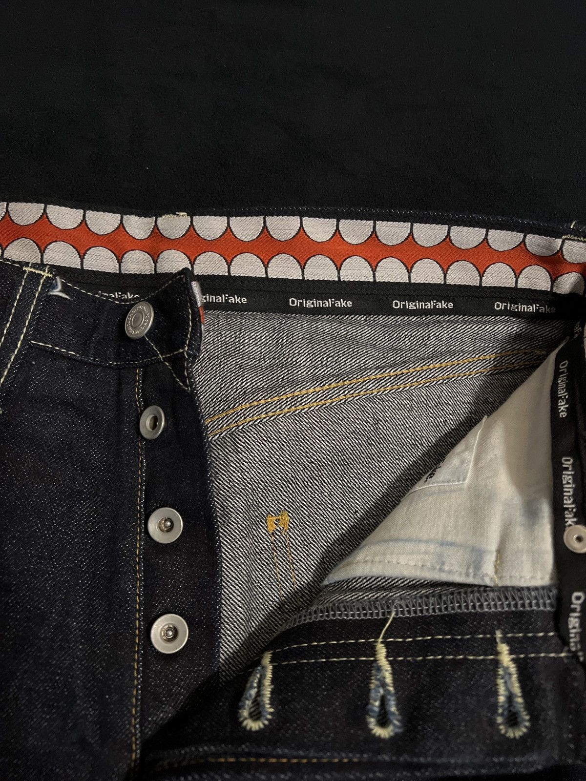 Original Fake Ss10 Chomper Denim Size US 31 - 5 Thumbnail