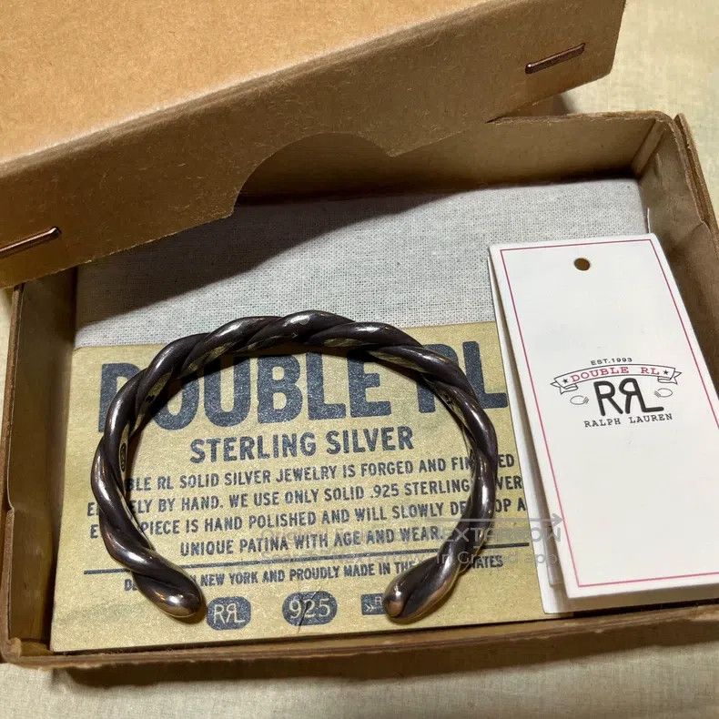 RRL Ralph Lauren RRL Ralph Lauren Old Limited Edition Rope Style 925 Silver Size ONE SIZE - 4 Thumbnail