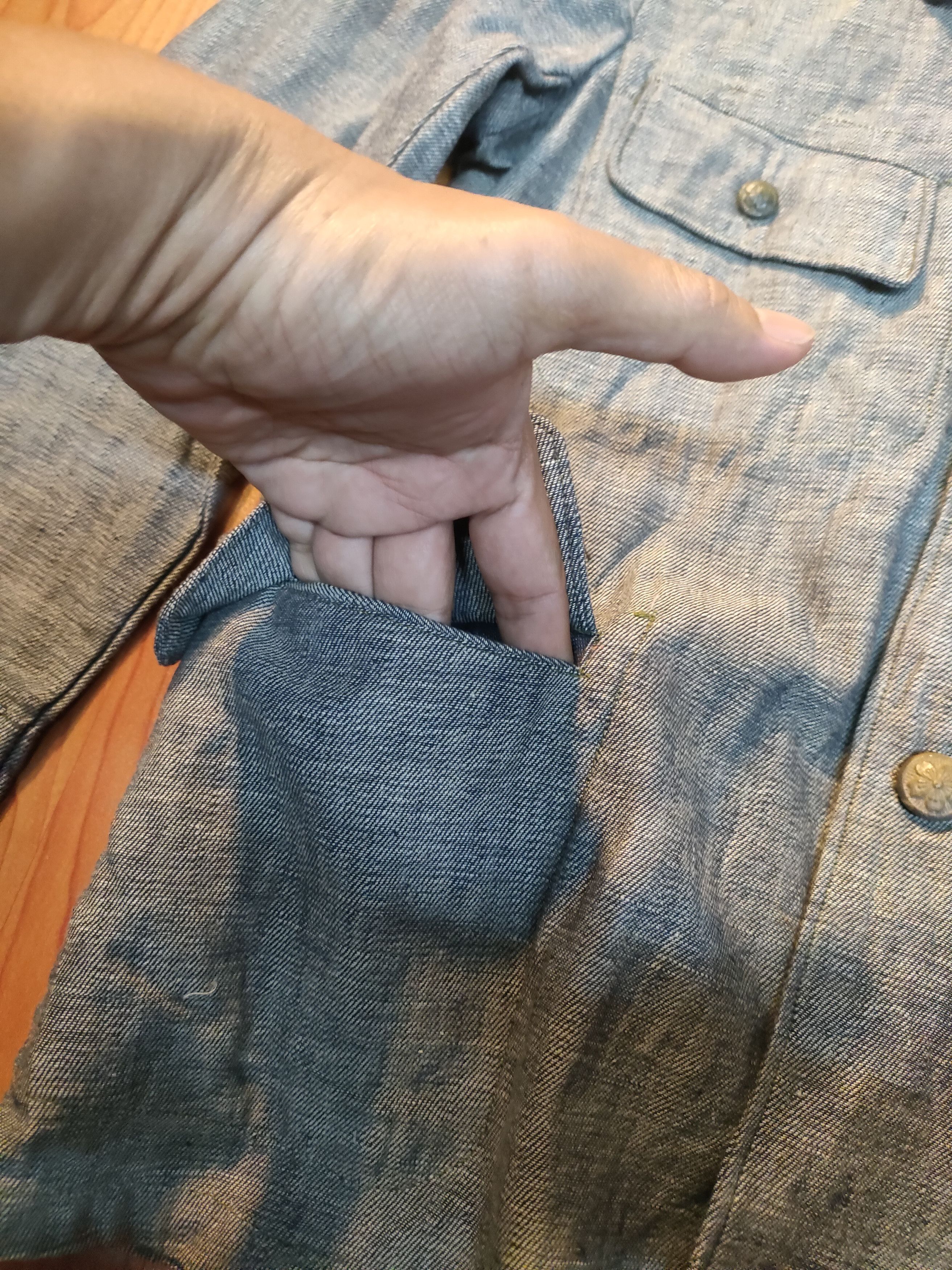 Vintage Vintage Salt & Pepper Denim Japan Uniform School Size US S / EU 44-46 / 1 - 7 Thumbnail