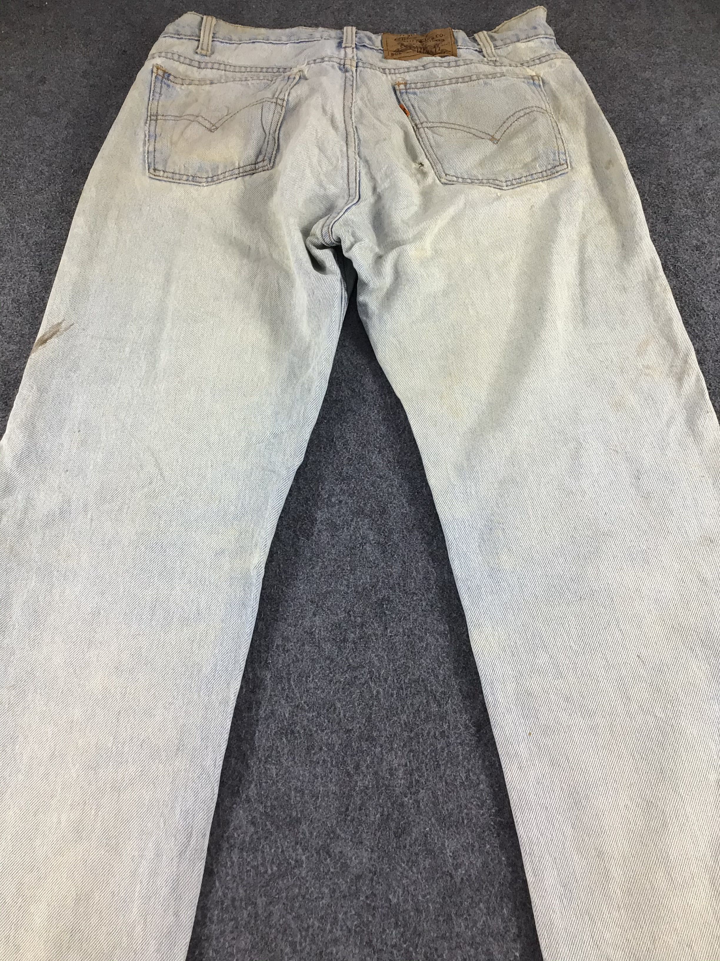 Levi's Vintage Levis 505 Orange Tab Jeans-J562 Size US 34 / EU 50 - 4 Thumbnail