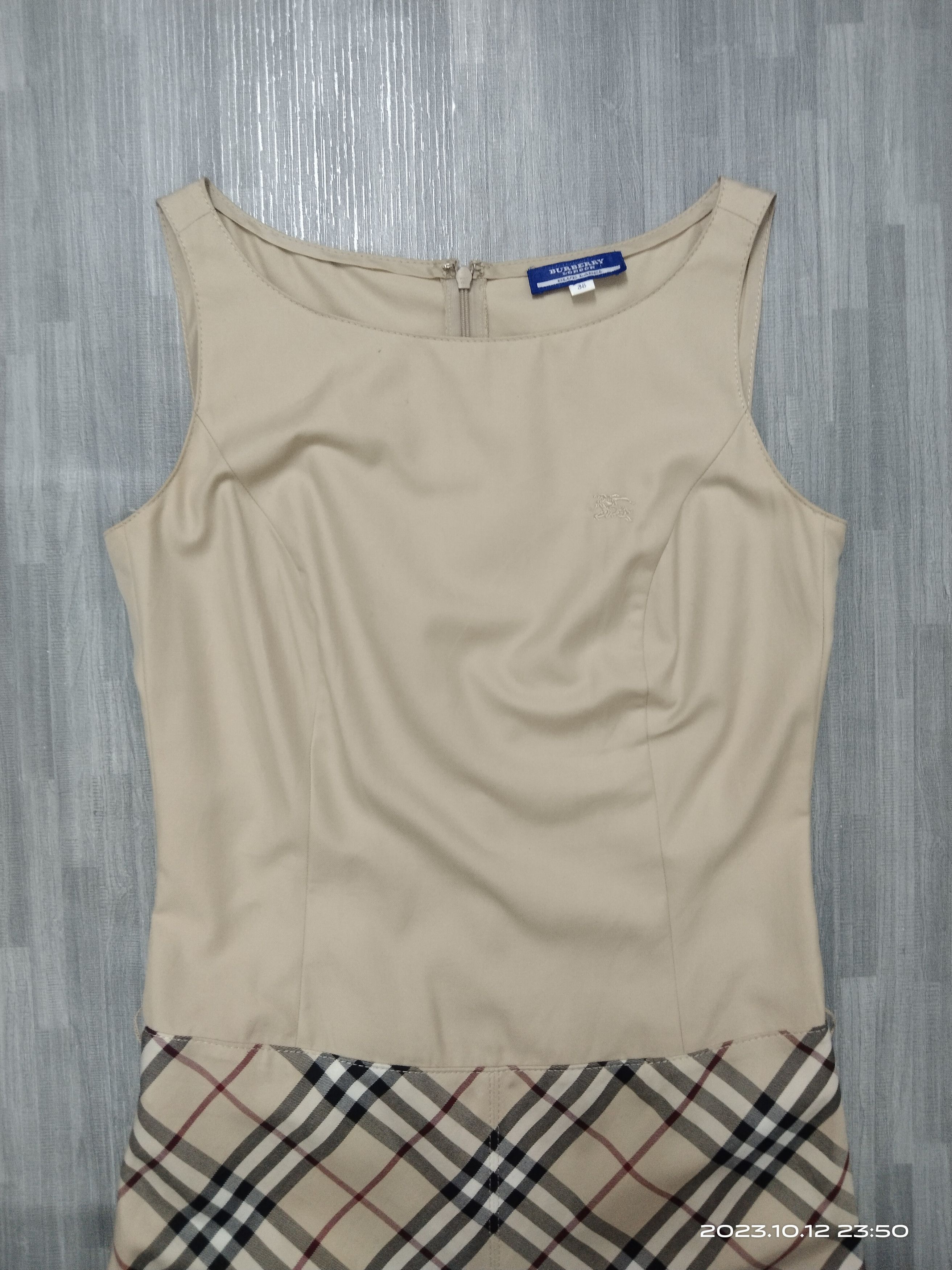 Burberry OG GRAILS🔥BURBERRY NOVA CHECK DRESS Size XS / US 0-2 / IT 36-38 - 3 Thumbnail