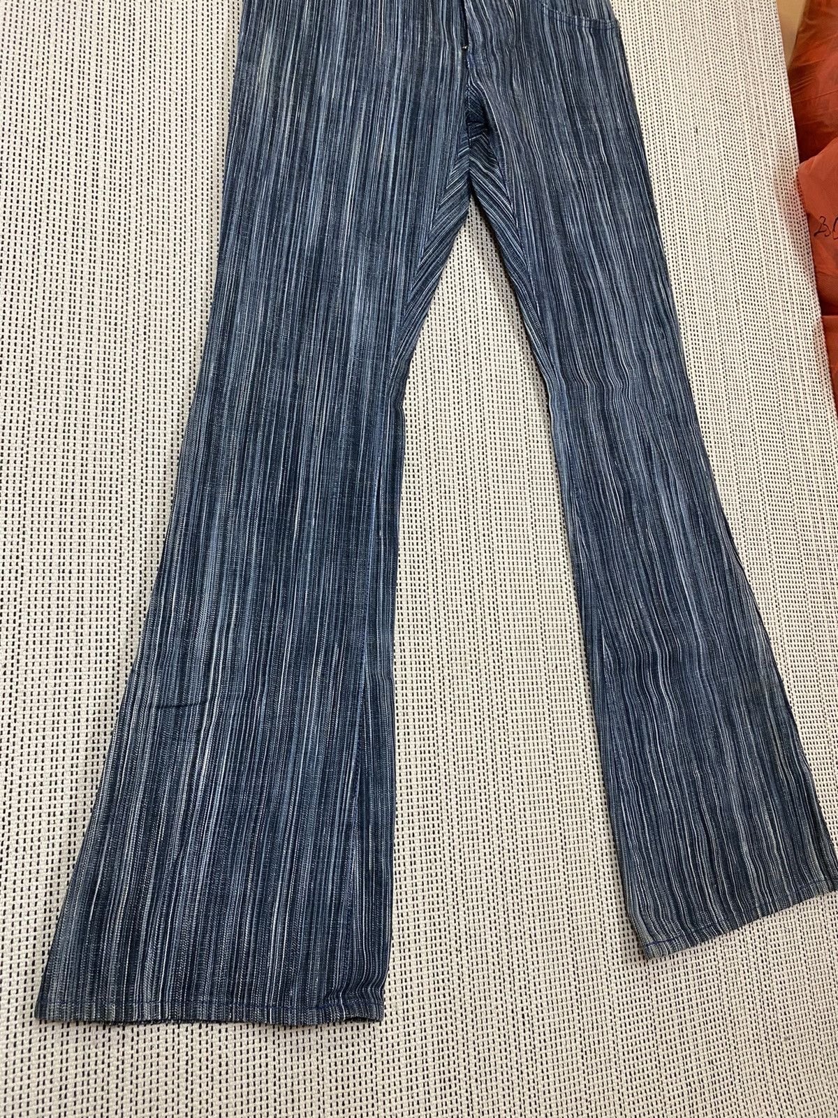 If Six Was Nine × Japanese Brand × Morgan Homme ‼️MORGAN HOMME STRIPED FLARED PANTS NICE DESIGN SIZE 30‼️ Size US 30 / EU 46 - 2 Thumbnail