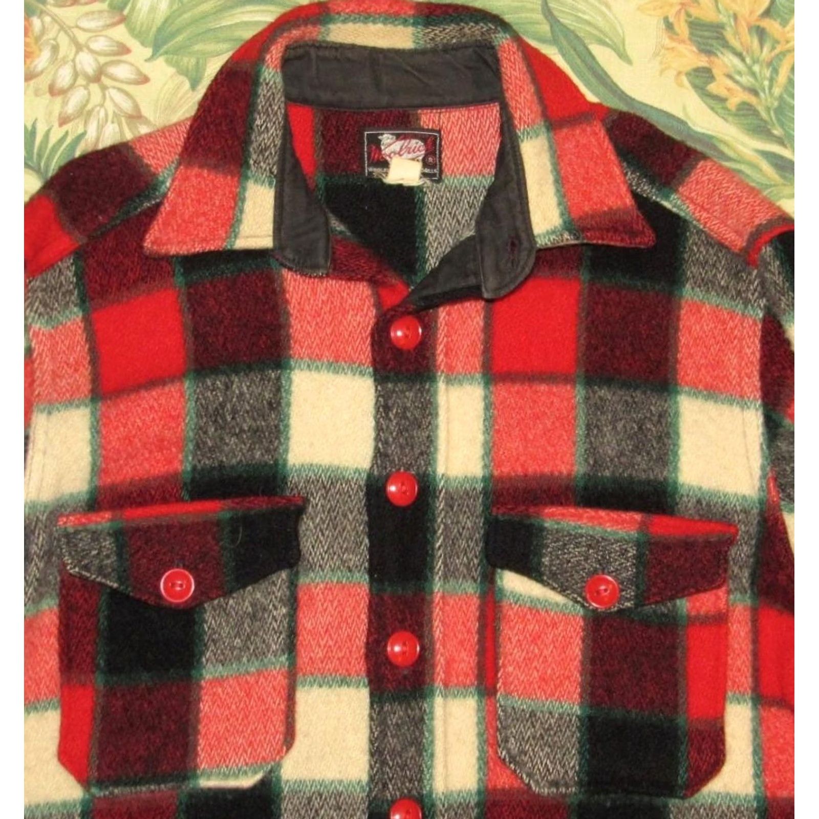 Vintage Vtg 50s WOOLRICH Plaid Shirt Jacket Medium Shirt Mens XS? Size US M / EU 48-50 / 2 - 2 Thumbnail