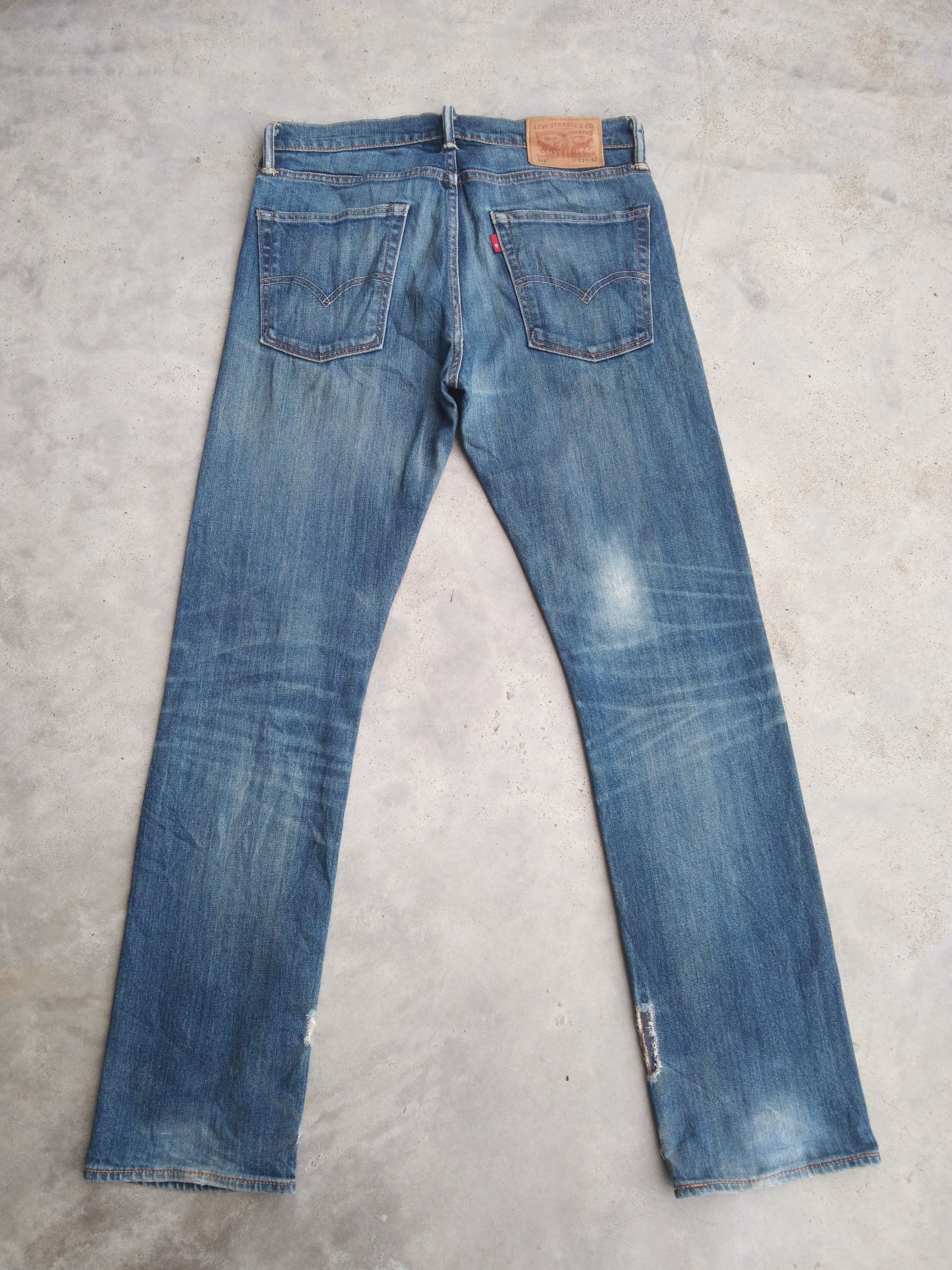 Levi's Vintage LVC Levi's 513 Selvedge Redline Jeans Size US 31 - 2 Thumbnail