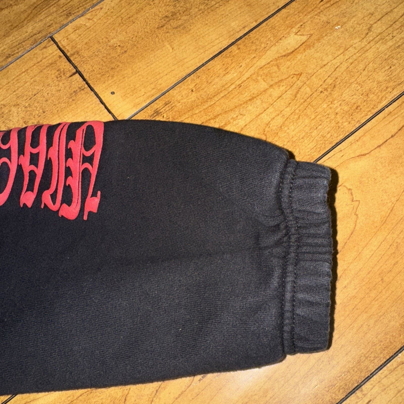 Hypebeast Kaed “Whole Lotta Lovin” Sweatpants Black M Streetwear 30x28 Size US 30 / EU 46 - 3 Thumbnail
