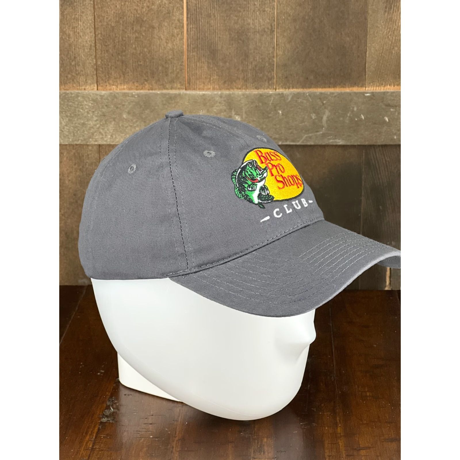 Bass Pro Shops Bass Pro Shops Hat Baseball Cap One Size Gray Cotton Adjustable Men Labeled Logo Hat Cap Size ONE SIZE - 6 Thumbnail