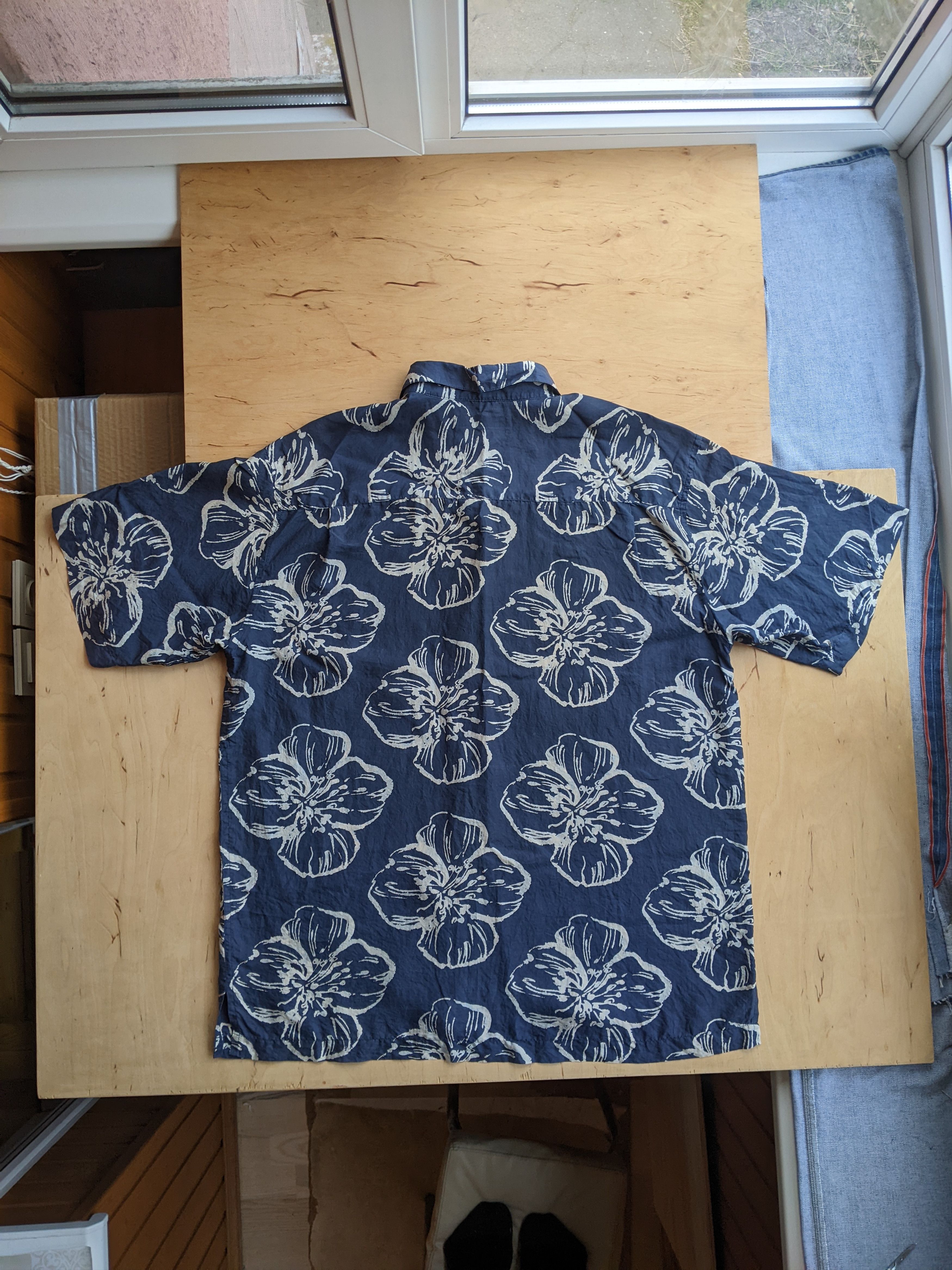 Japanese Brand Silk Icon Vintage 90s Hawaiian Print Shirt Polo Ralph Dior Size US L / EU 52-54 / 3 - 3 Thumbnail
