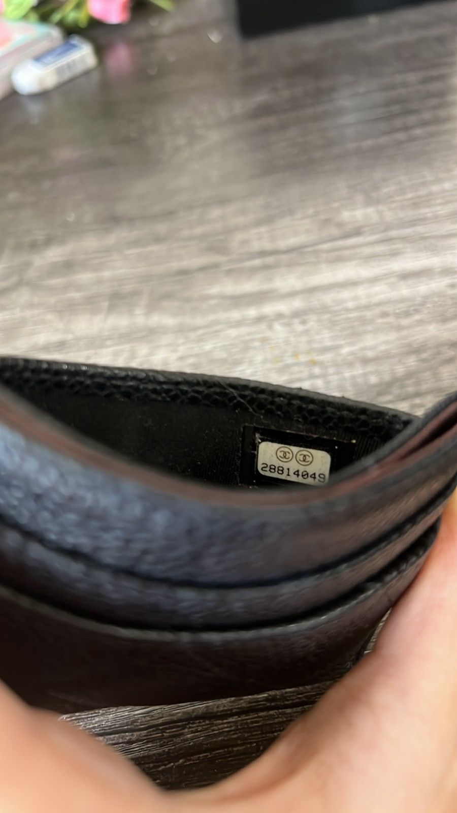 Chanel Authentic Chanel card holder Black Silver Size ONE SIZE - 11 Thumbnail
