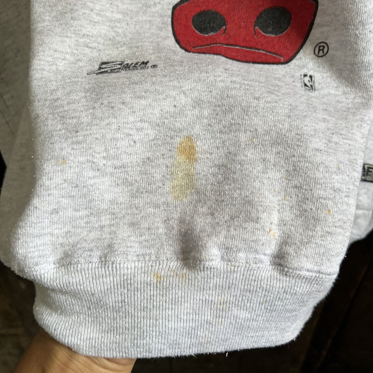 NBA × Salem Sportswear × Vintage Vintage 90’s Chicago Bulls Hoodie Size US XL / EU 56 / 4 - 5 Thumbnail