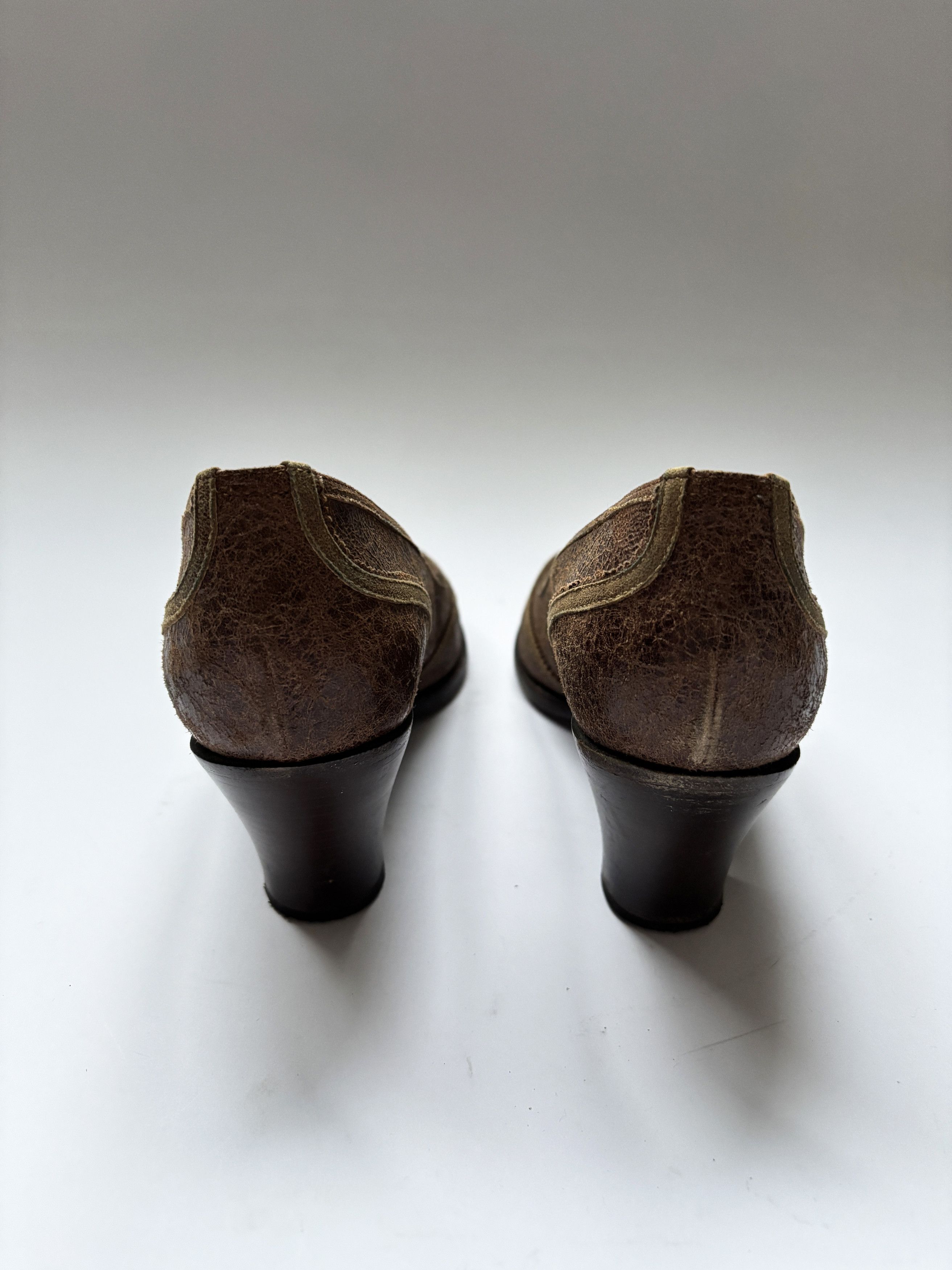 Dries Van Noten ⚡️QUICK SALE⚡️Dries Van Noten Brown Heeled Pumps Shoes Size US 11 / IT 41 - 5 Thumbnail