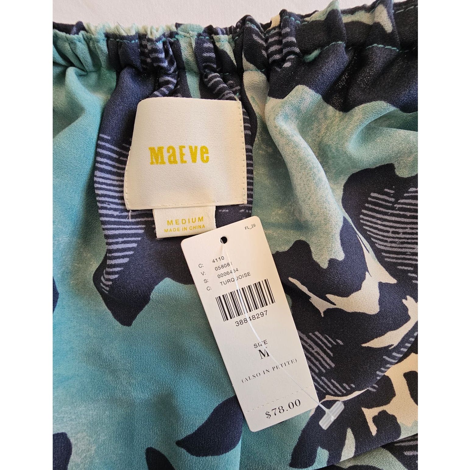 Anthropologie MAEVE Anthropologie Off the Shoulders Floral Blouse Top M Size M / US 6-8 / IT 42-44 - 8 Thumbnail