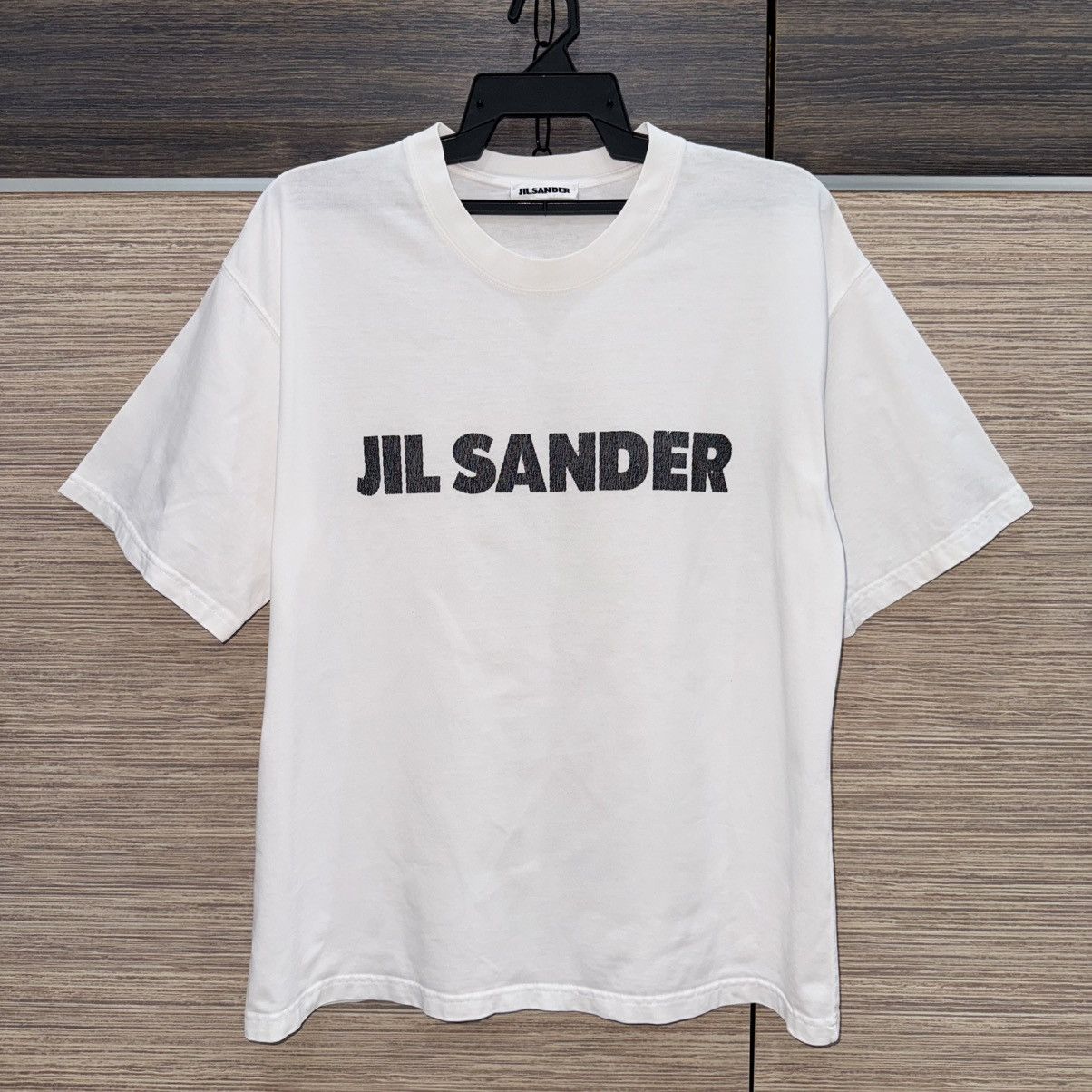 Jil Sander Jil Sander Spell Out Boxy Tee Size US M / EU 48-50 / 2 - 1 Thumbnail