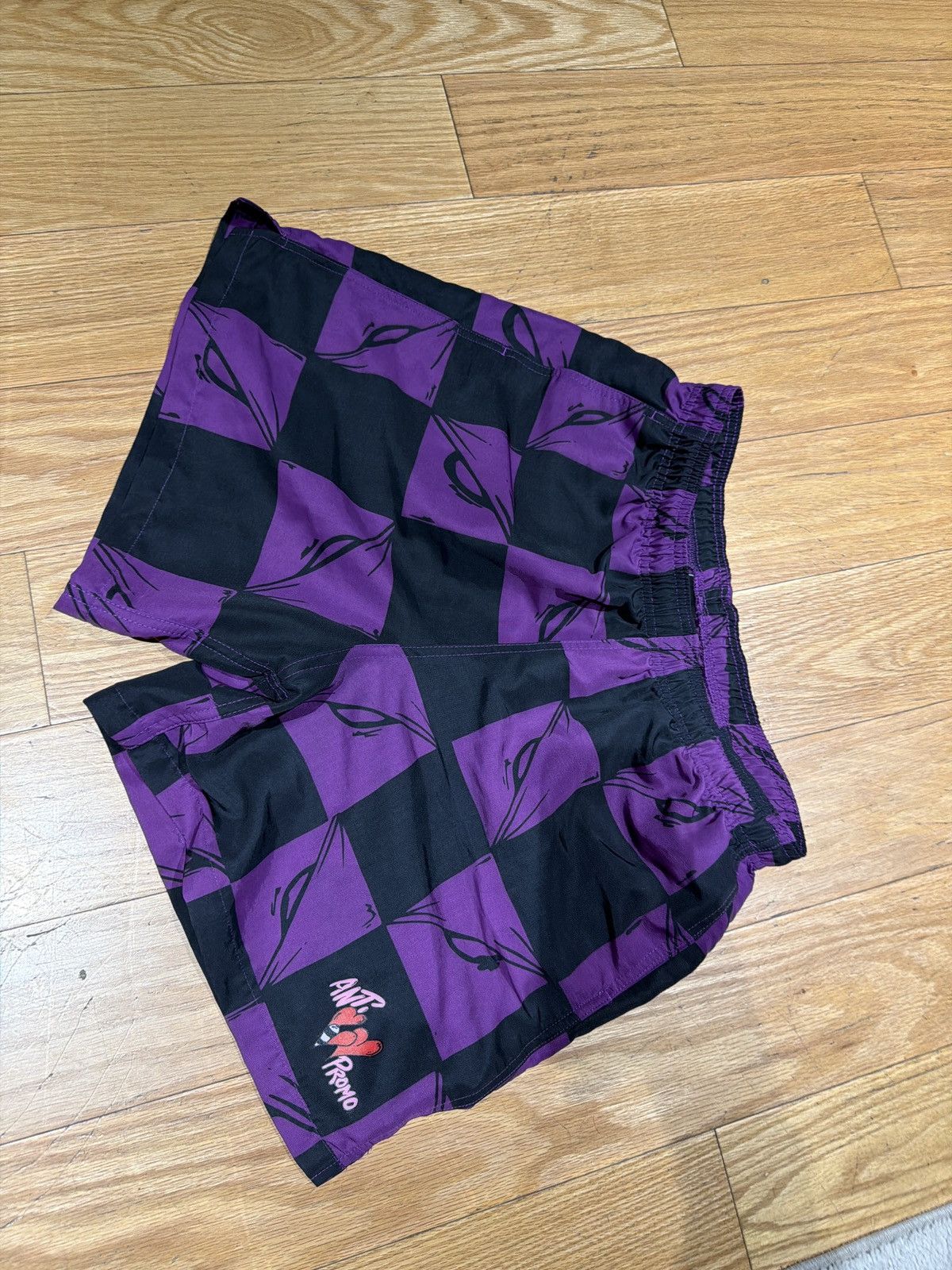 Matty Boy Matty boy anti promo 99 eyes black purple swim shorts medium Size US 30 / EU 46 - 1 Thumbnail
