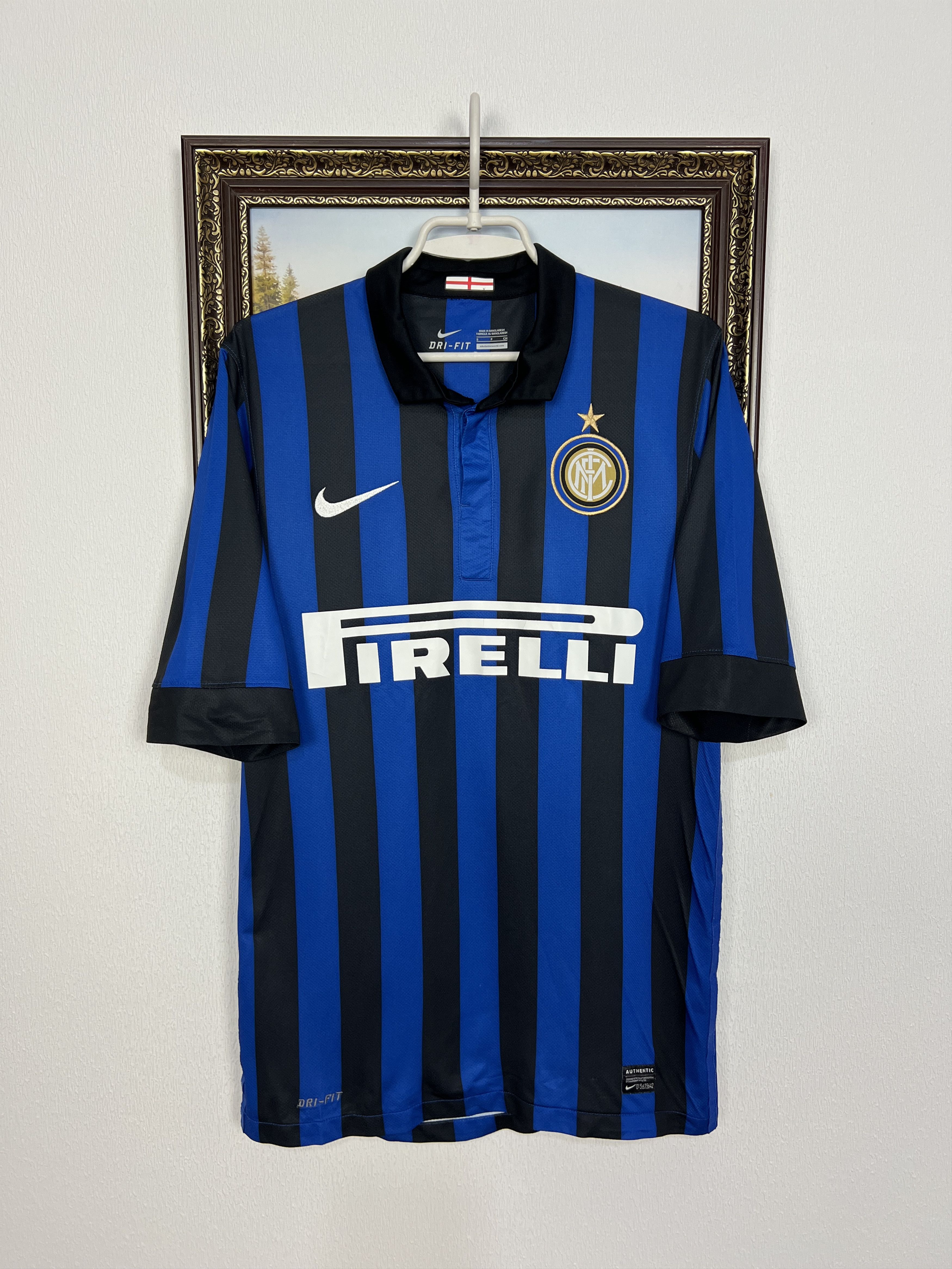 Nike Inter Milan football shirt Soccer Nike Maglia Jersey Trikot Size US S / EU 44-46 / 1 - 1 Thumbnail