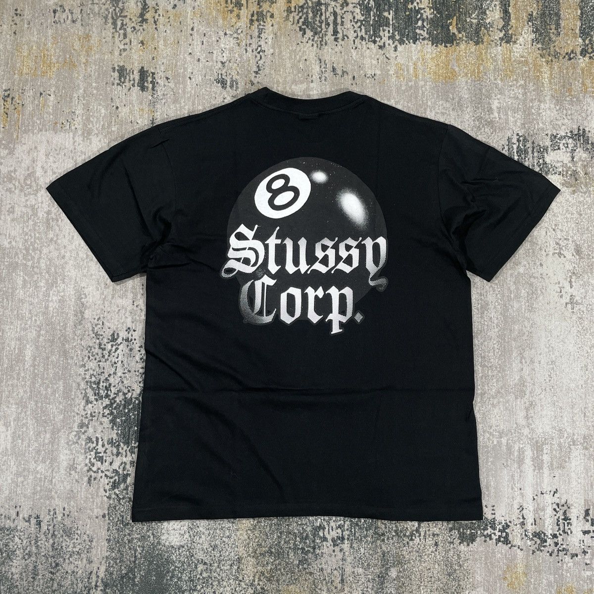 Stussy Stussy Tshirt 8 Ball Corp Black // Medium Size US M / EU 48-50 / 2 - 2 Thumbnail
