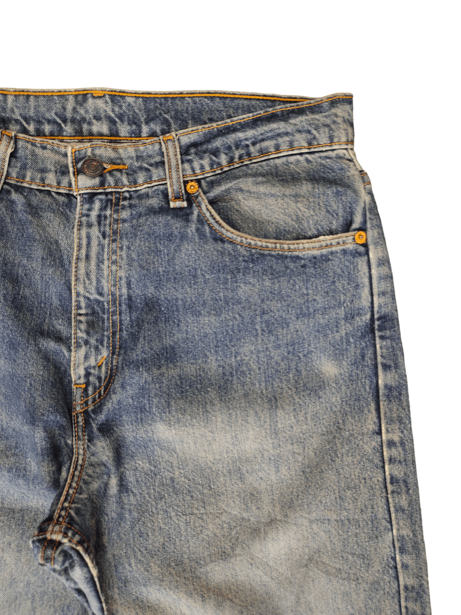 Levi's Vintage Levis 612 Orange Tab Distress Faded Wash Jeans Size US 33 - 3 Thumbnail