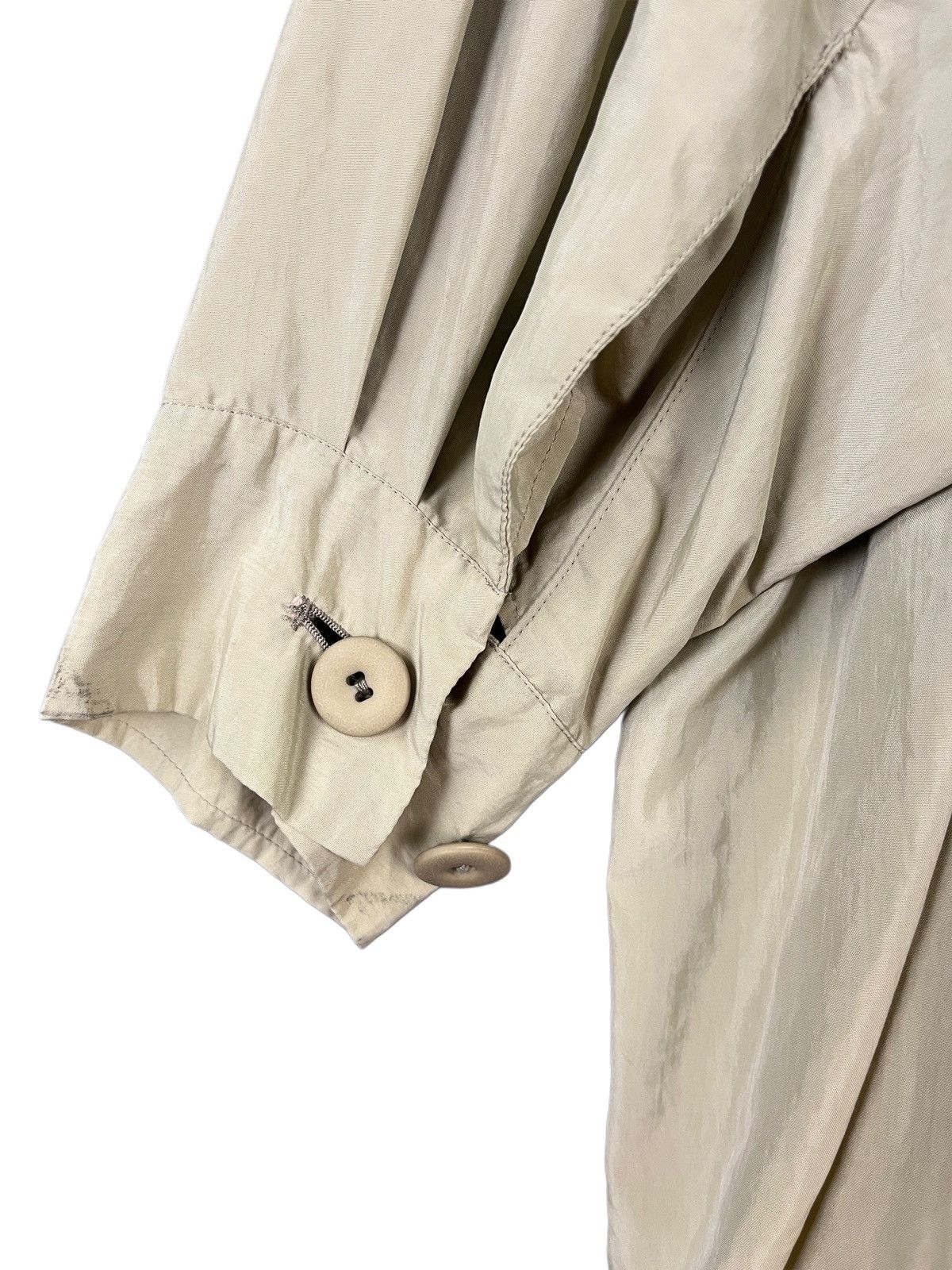 Issey Miyake Vintage 80s Issey Miyake Windcoat Nylon Oversized Long Coat Size US M / EU 48-50 / 2 - 7 Thumbnail