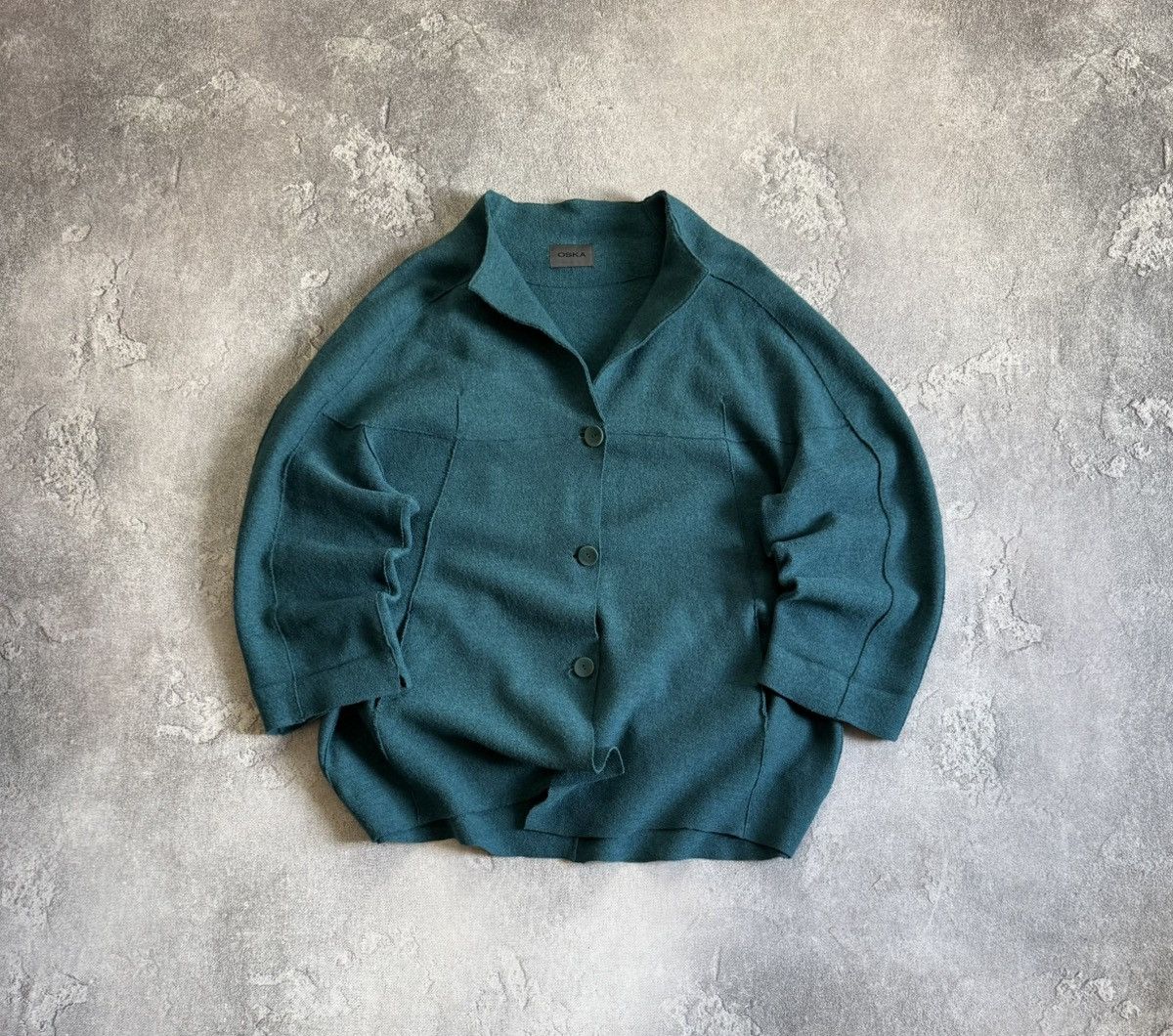 OSKA Oska 5size virgin wool relaxed jacket coat Avantgarde 🇩🇪 Size XXL / US 16-18 / IT 52-54 - 1 Thumbnail