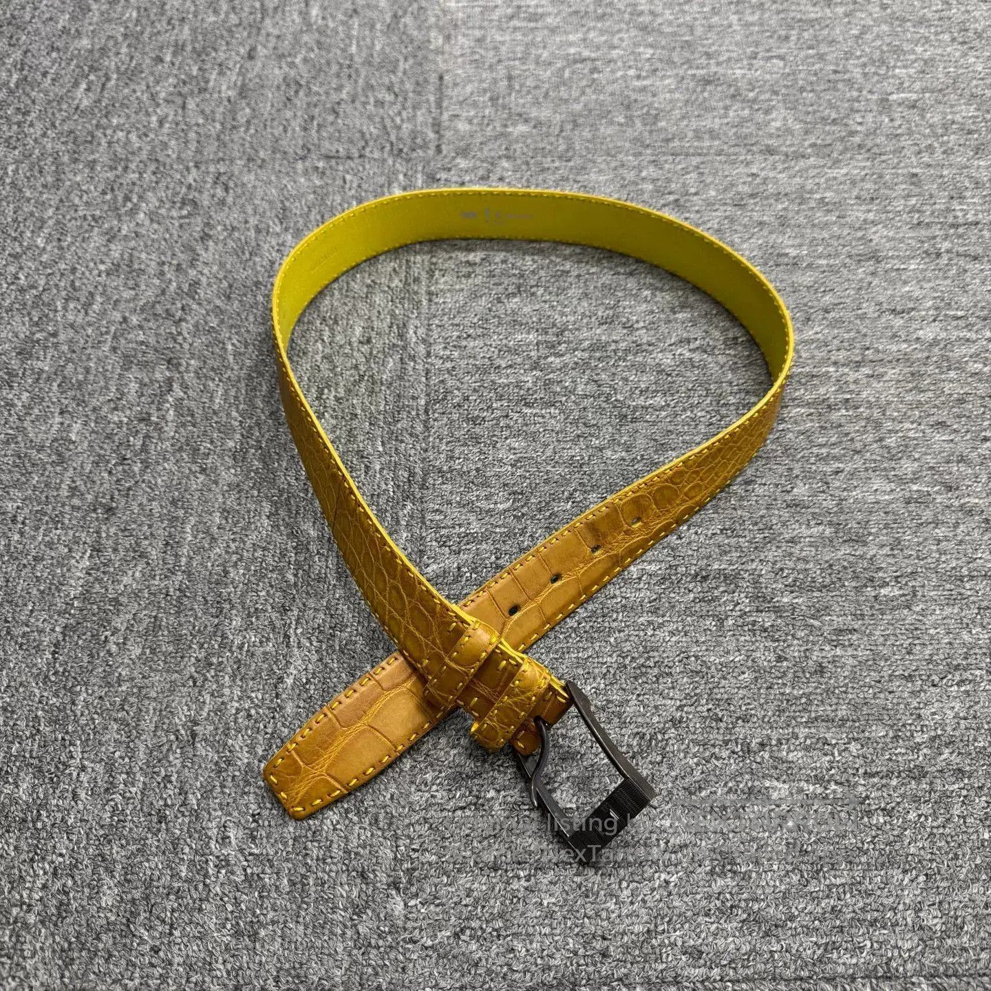 Kiton Kiton 90cm Yellow Belt. Size ONE SIZE - 2 Thumbnail