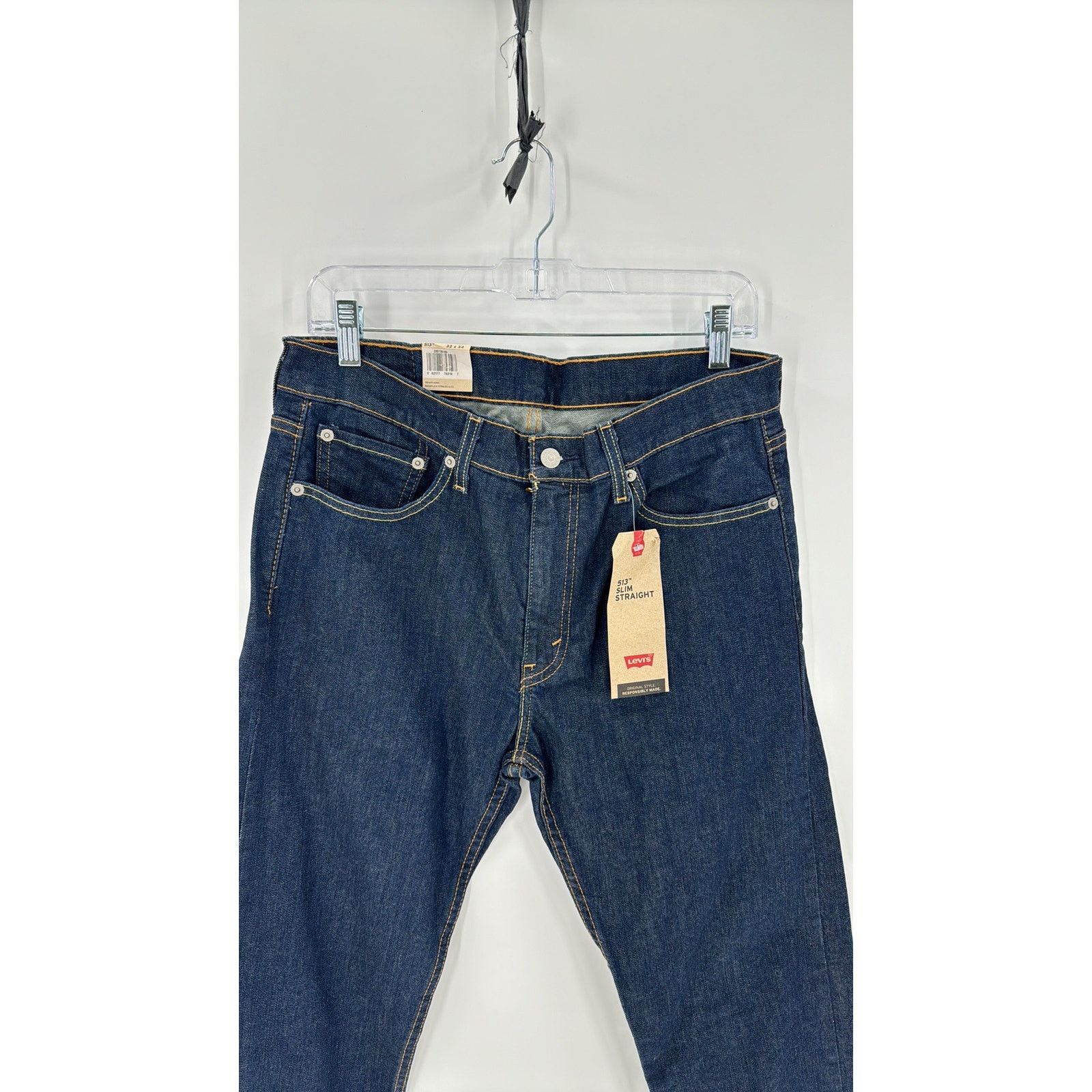 Levi's Levi’s 513 slim straight below the waist dark wash 32x35Tall Size US 32 / EU 48 - 3 Thumbnail
