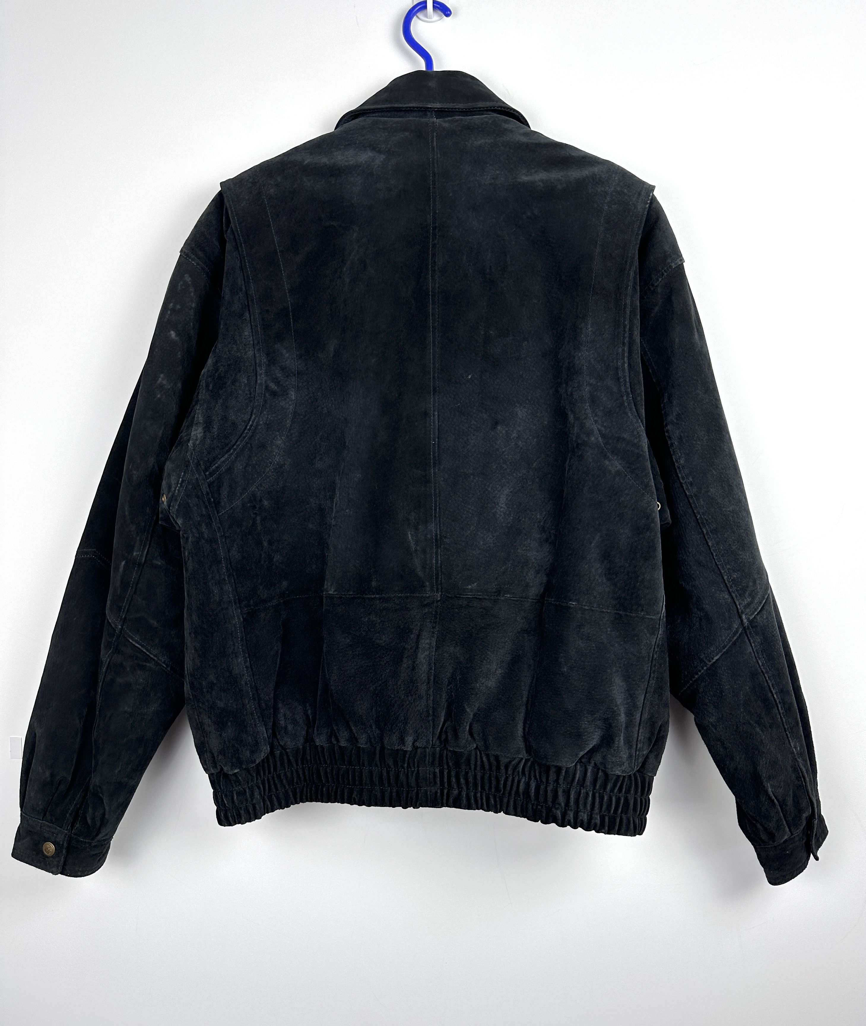 Vintage Vintage men leather bomber jacket oversize boxy Size US L / EU 52-54 / 3 - 5 Thumbnail