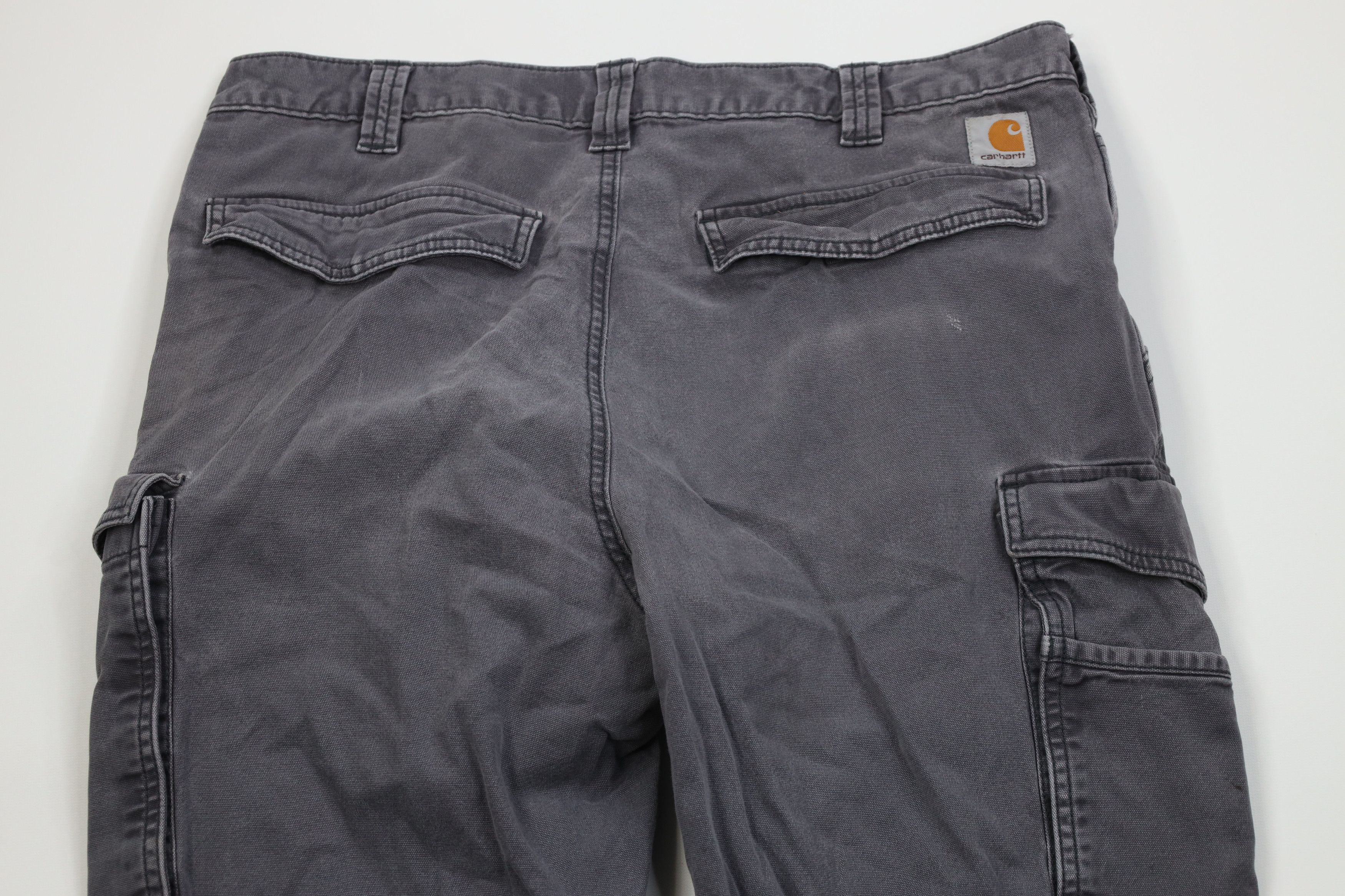 Carhartt Vintage Y2K Carhartt Relaxed Fit Canvas Cargo Pants Gray Size US 36 / EU 52 - 9 Thumbnail