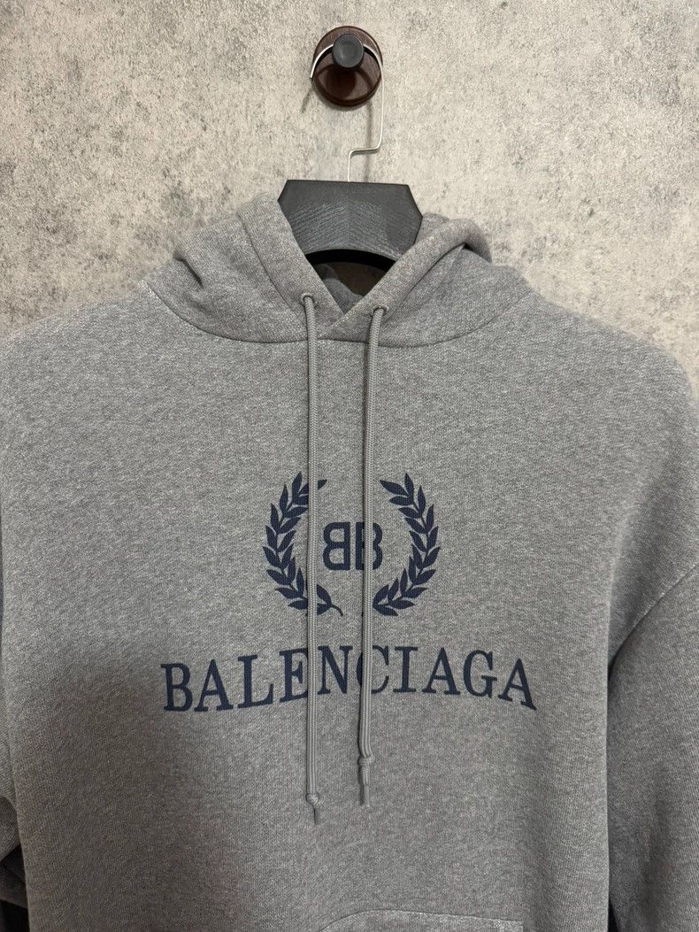 Balenciaga Balenciaga Wheat ear grey hoodie Size US XS / EU 42 / 0 - 2 Thumbnail