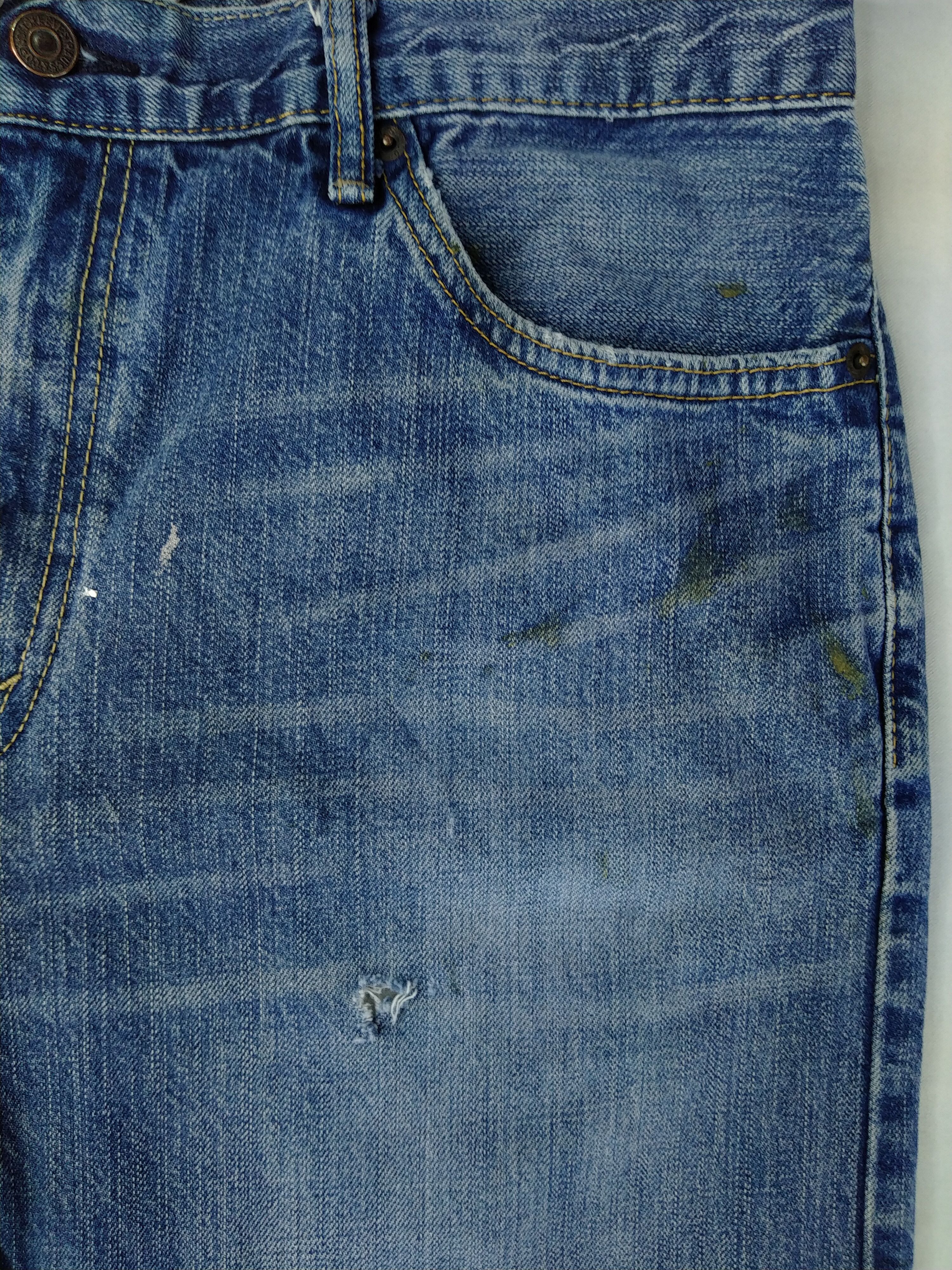 Levi's Distressed Vintage Levi's 505 Straight Fit Denim -JN702 Size US 34 / EU 50 - 12 Thumbnail