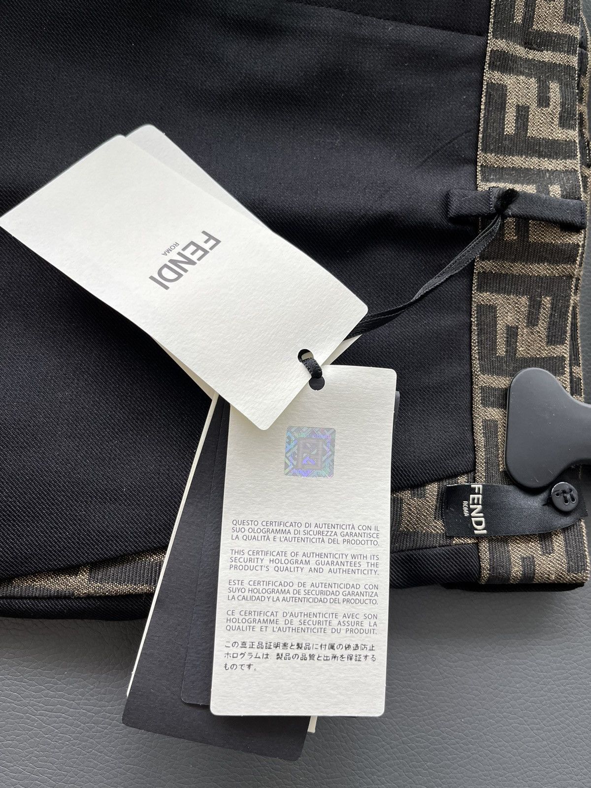 Fendi Fendi Super Runway FF Logo Pant Brand New Limited Edition Size US 29 - 16 Thumbnail