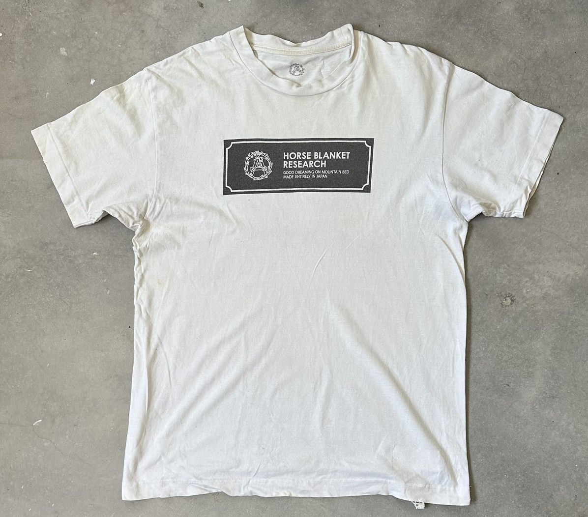 Japanese Brand VINTAGE HORSE BLANKET RESEARCH JAPAN OUTDOOR TEE Size US M / EU 48-50 / 2 - 1 Thumbnail