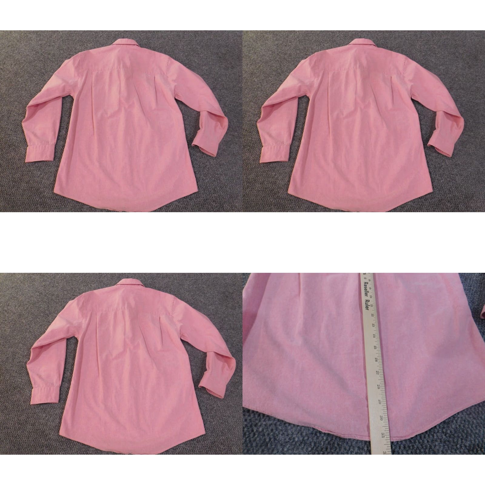 Vintage J. Peterman Shirt Mens Small Pink Classic Button-Up Casual Long Sleeve Cotton Woven Collared Button-Down Pocketed Slimming Vintage No N/A Size US S / EU 44-46 / 1 - 8 Thumbnail