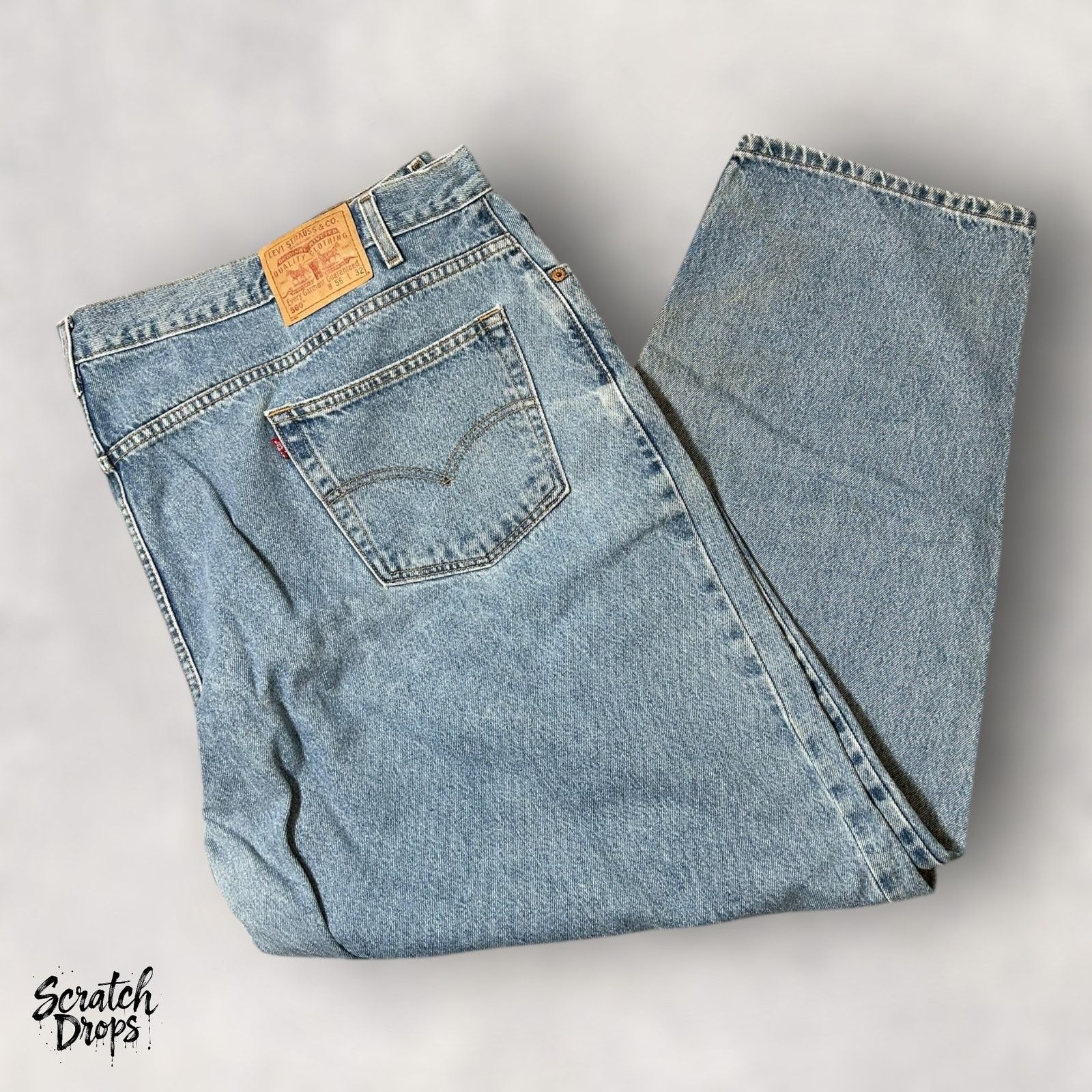 Levi's Levi's Men's 560 Loose Fit Tapered Leg Jeans W56 L32 Classic Size US 40 / EU 56 - 8 Thumbnail
